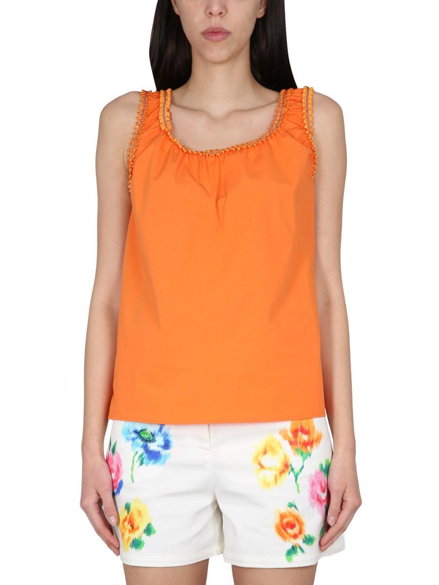 Moschino Sleeveless and tank tops for Women | Online Sale up