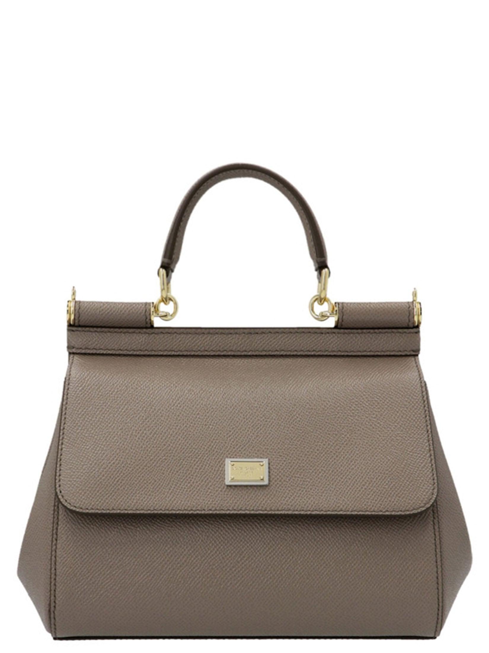 Dolce & Gabbana Sicily Hand Bags in Brown