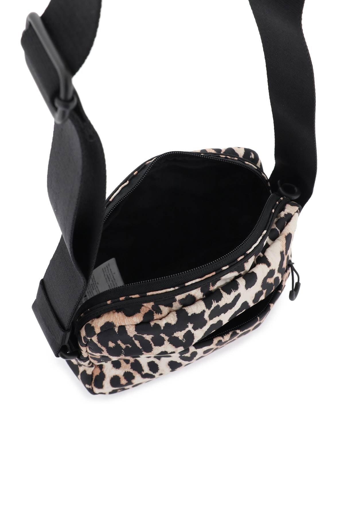 Ganni fairmont bag leopard new arrivals