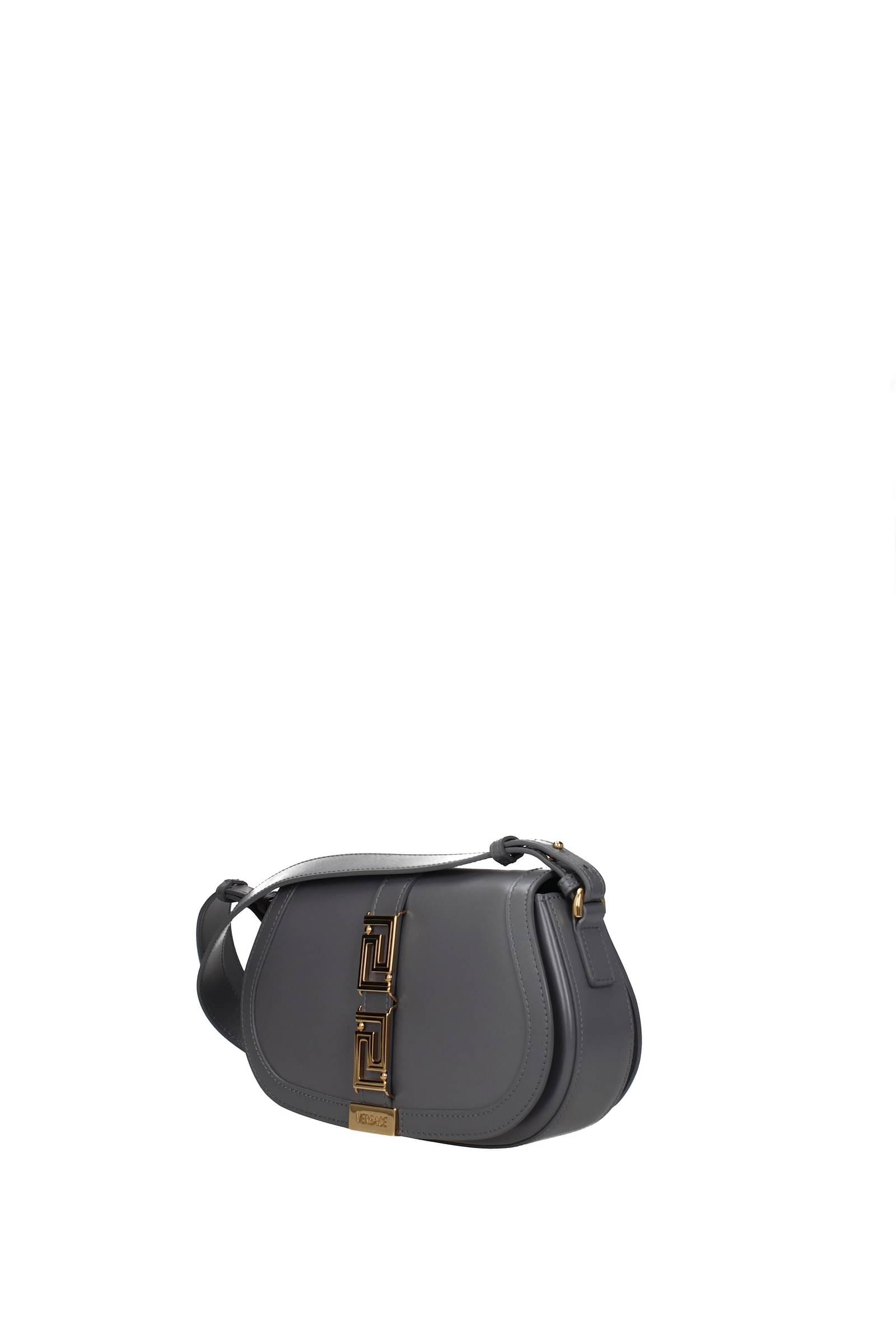 Versace Shoulder bags Women 10071281A051341E51V Leather Gray