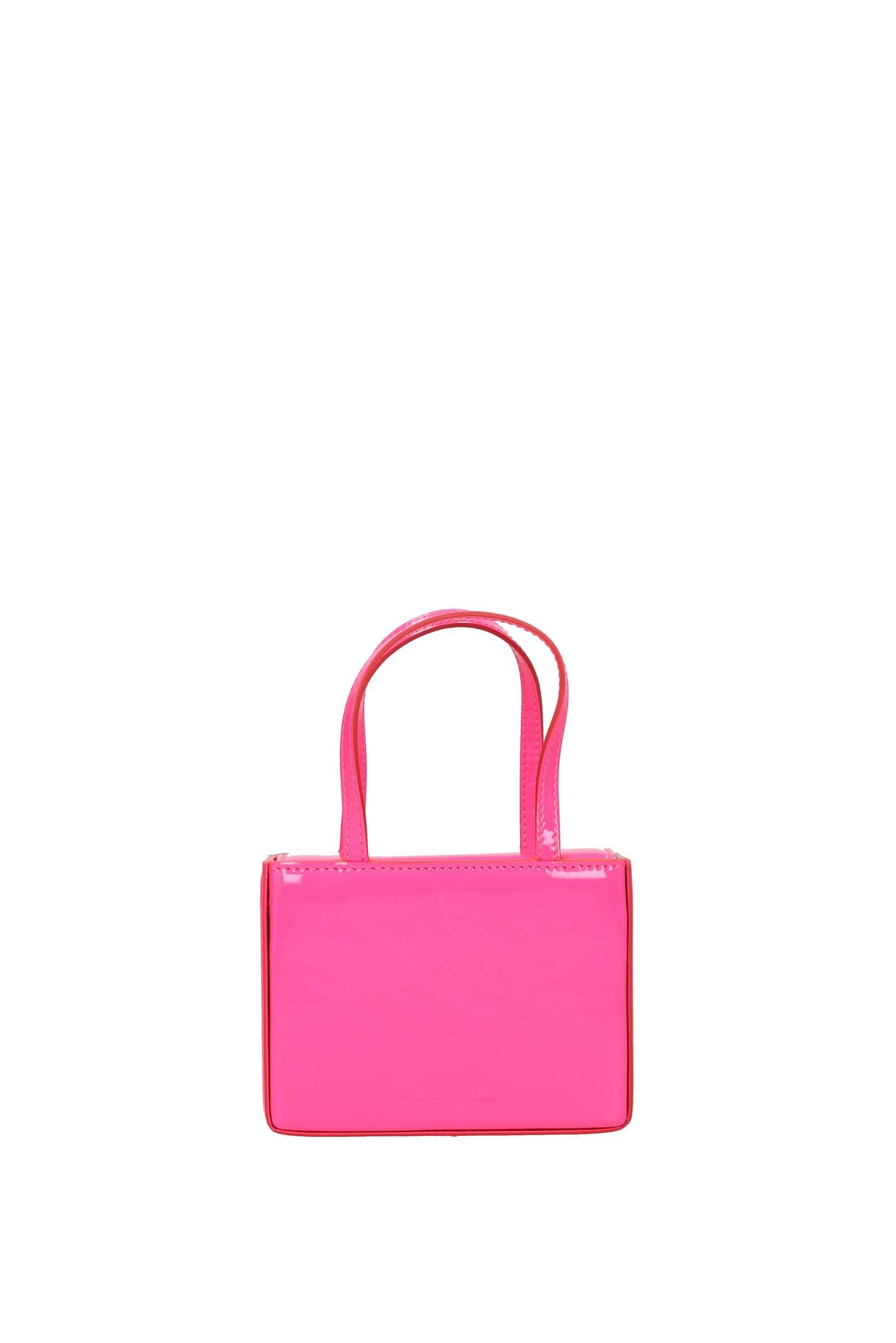 AMINA MUADDI Handbags Patent Leather Fluo in Pink Lyst