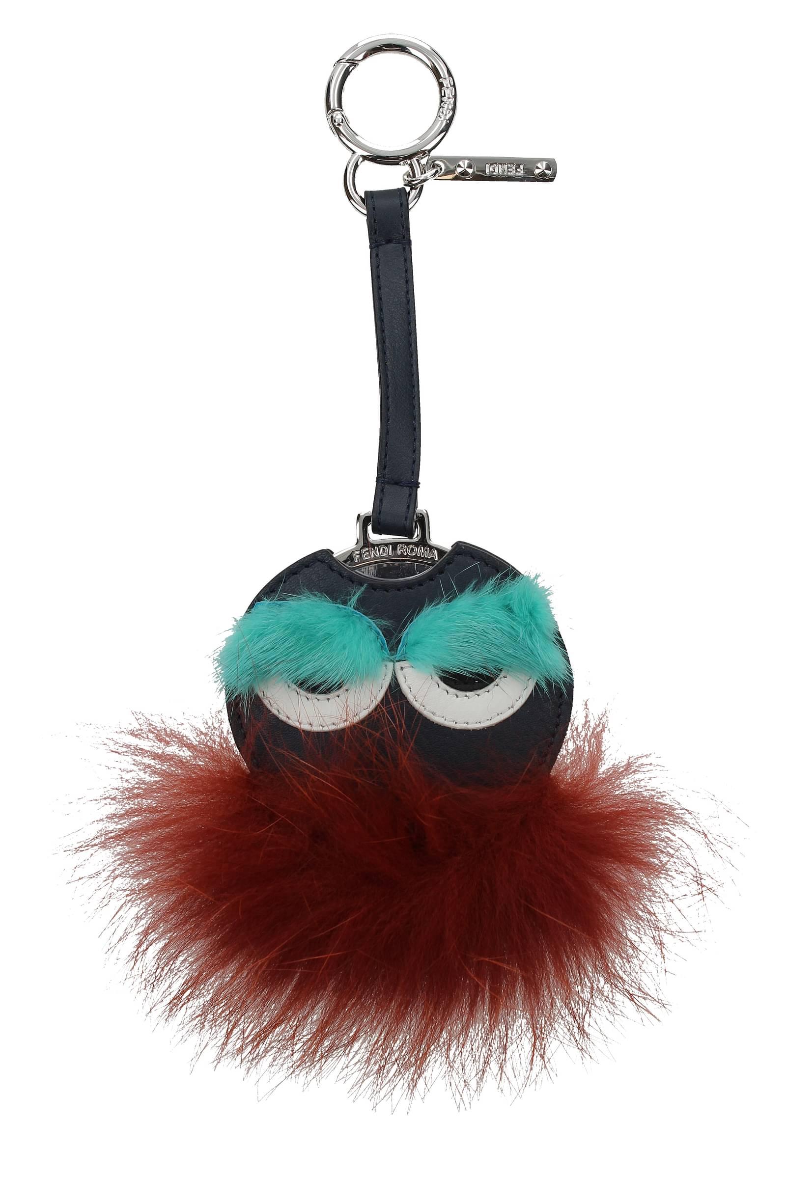 Fendi Key Rings Fur Multicolor in Red Lyst