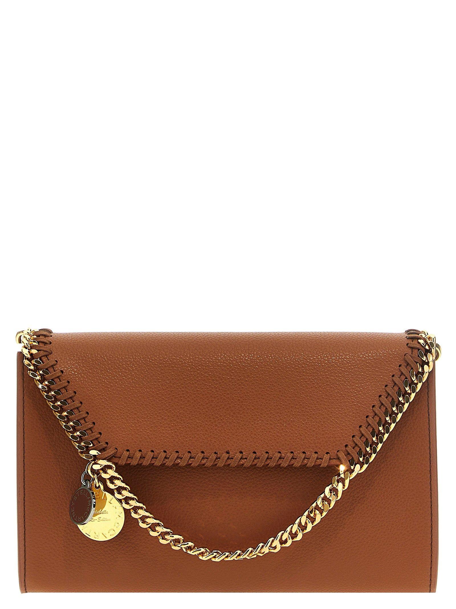 Stella McCartney 'Falabella' Crossbody Bag in Brown | Lyst