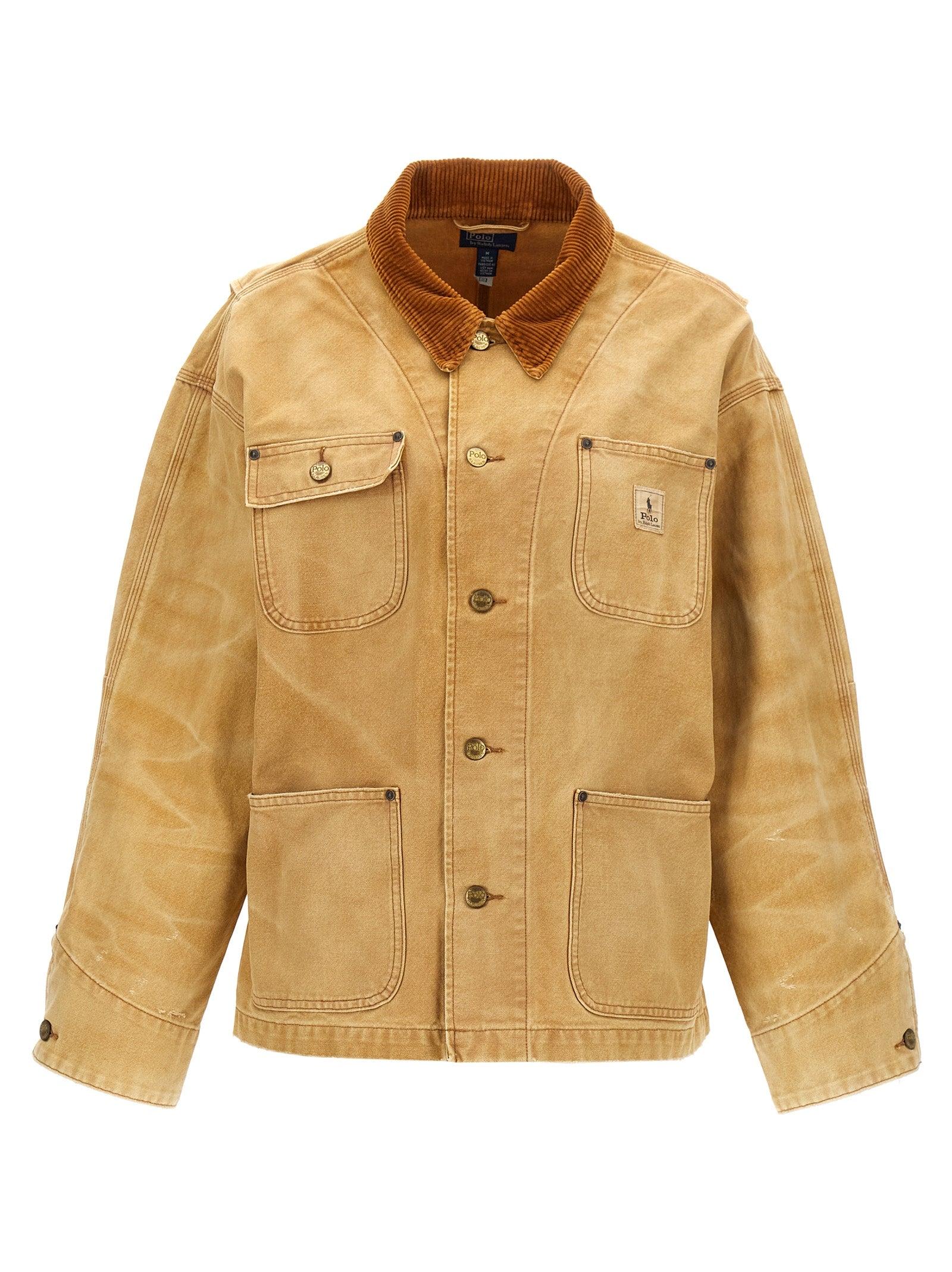 Polo Ralph Lauren Cotton Canvas Field Jacket in Natural Lyst UK
