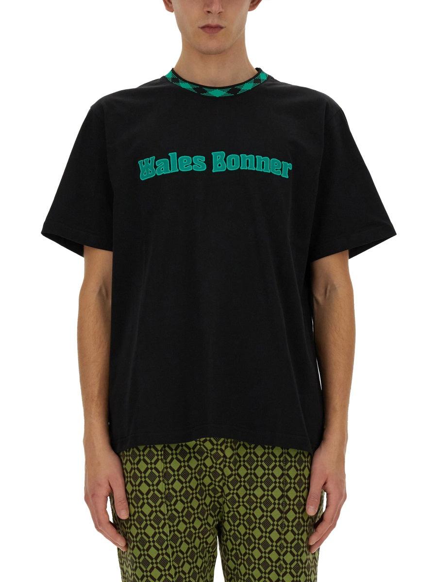 WALES BONNER｜SHORT-SLEEVED ROUND NECK T-SHIRTS (IT9782 X Wales Bonner Graphic Tee, Brown | The Webster