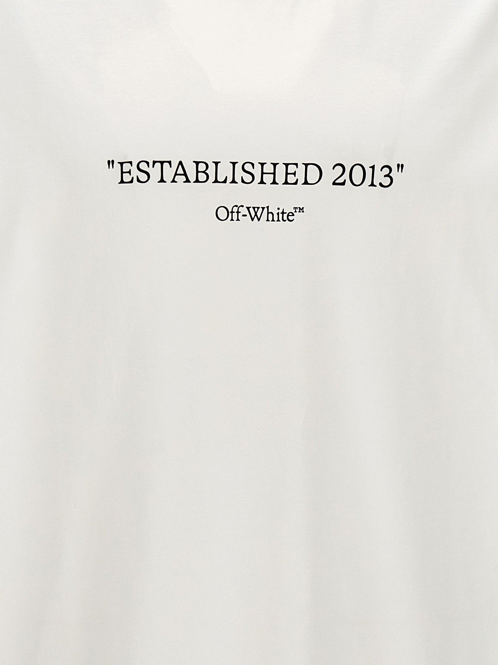 Off-White c/o Virgil Abloh Established 2013 Cotton T-shirt in