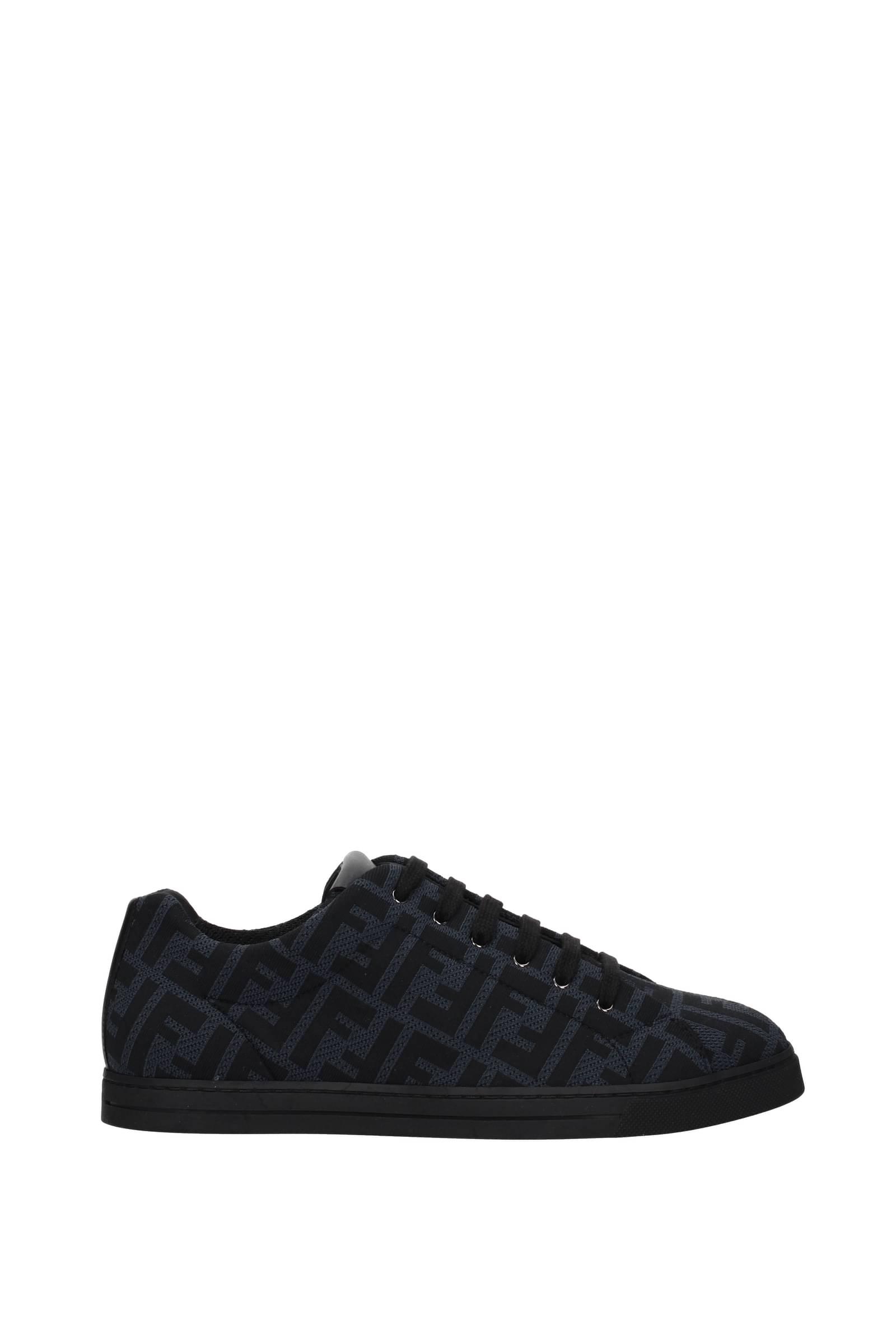 Zichtbaar Specifiek Bijlage Fendi Sneakers Fabric in Black for Men | Lyst