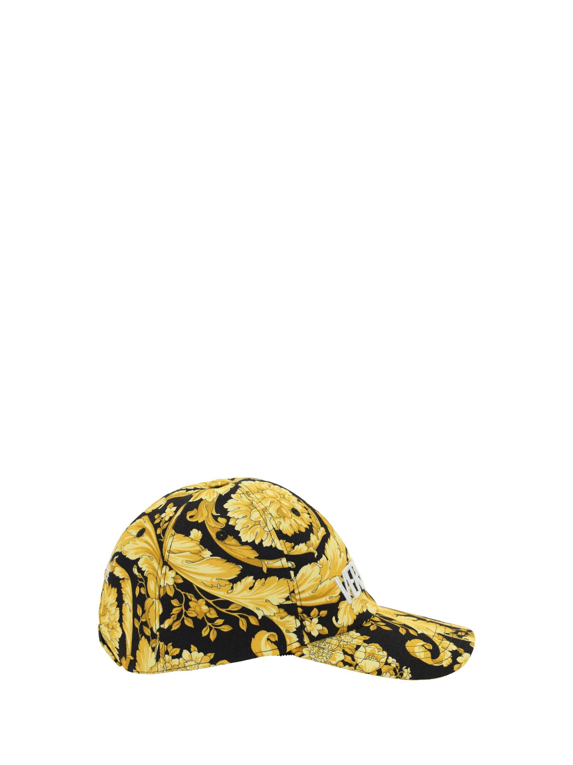 Versace Cappello Da Baseball in Yellow for Men | Lyst
