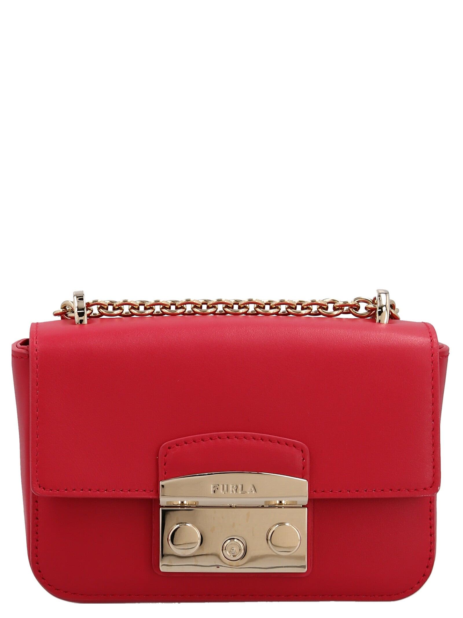 Furla 'metropolis Mini' Crossbody Bag in Red | Lyst