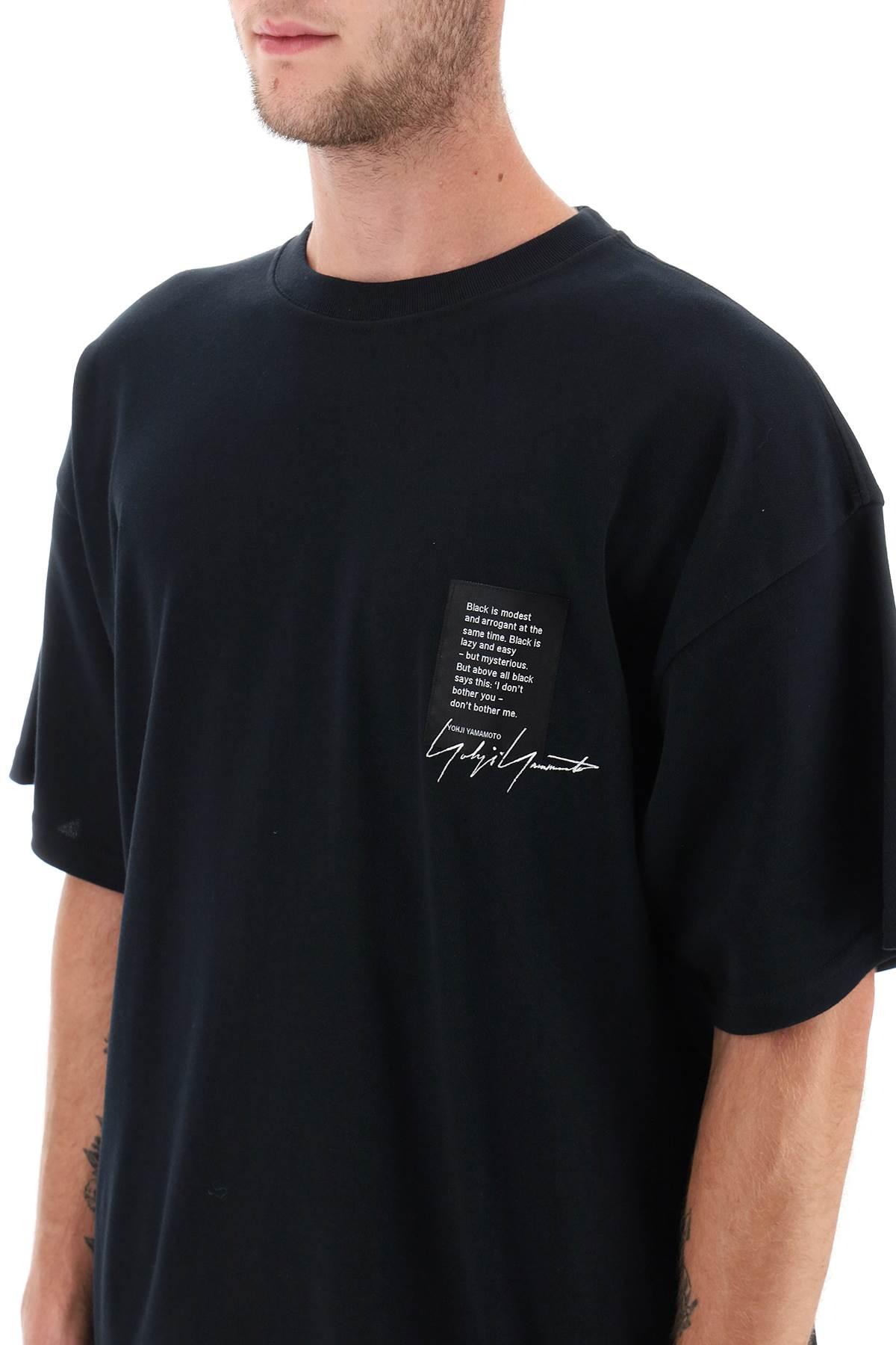 Yohji Yamamoto Quote T Shirt New Era in Blue for Men | Lyst