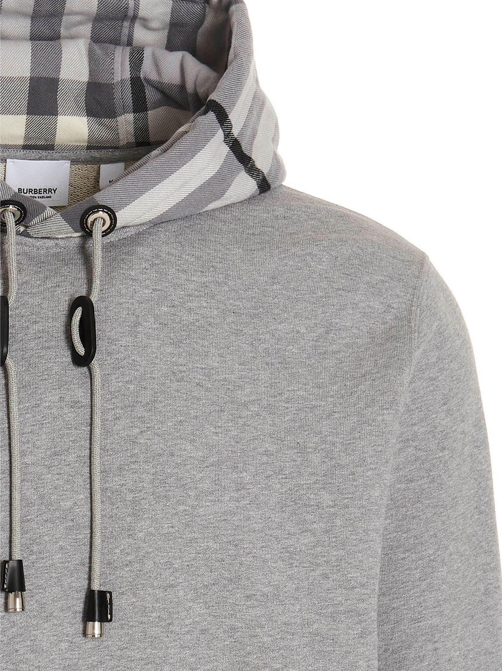 Burberry Samuel Hoodie in Gray for Men | Lyst