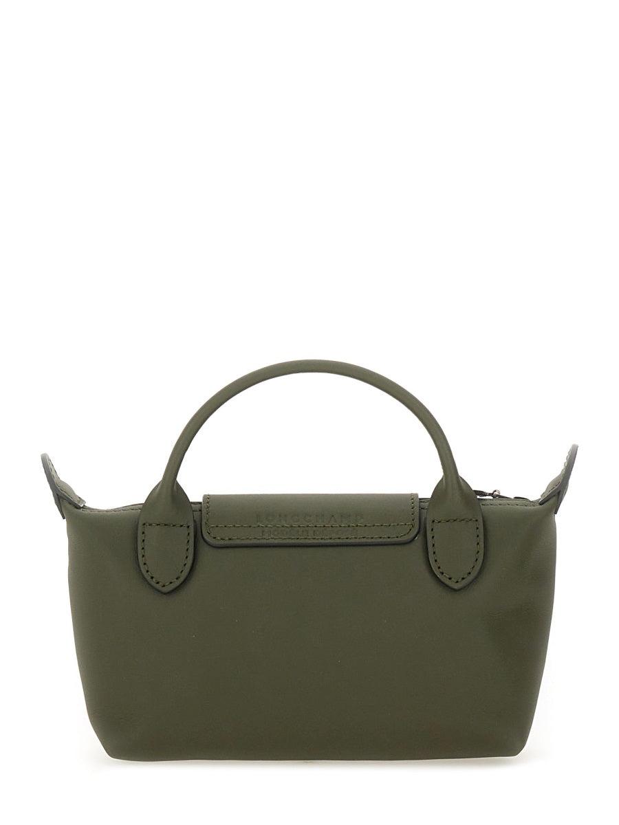 クラッチバッグ Longchamp Le Pliage Green Pomegranate Coloured Clutch Bag Le Pliage Green Pouch with handle Pomegranate - Recycled