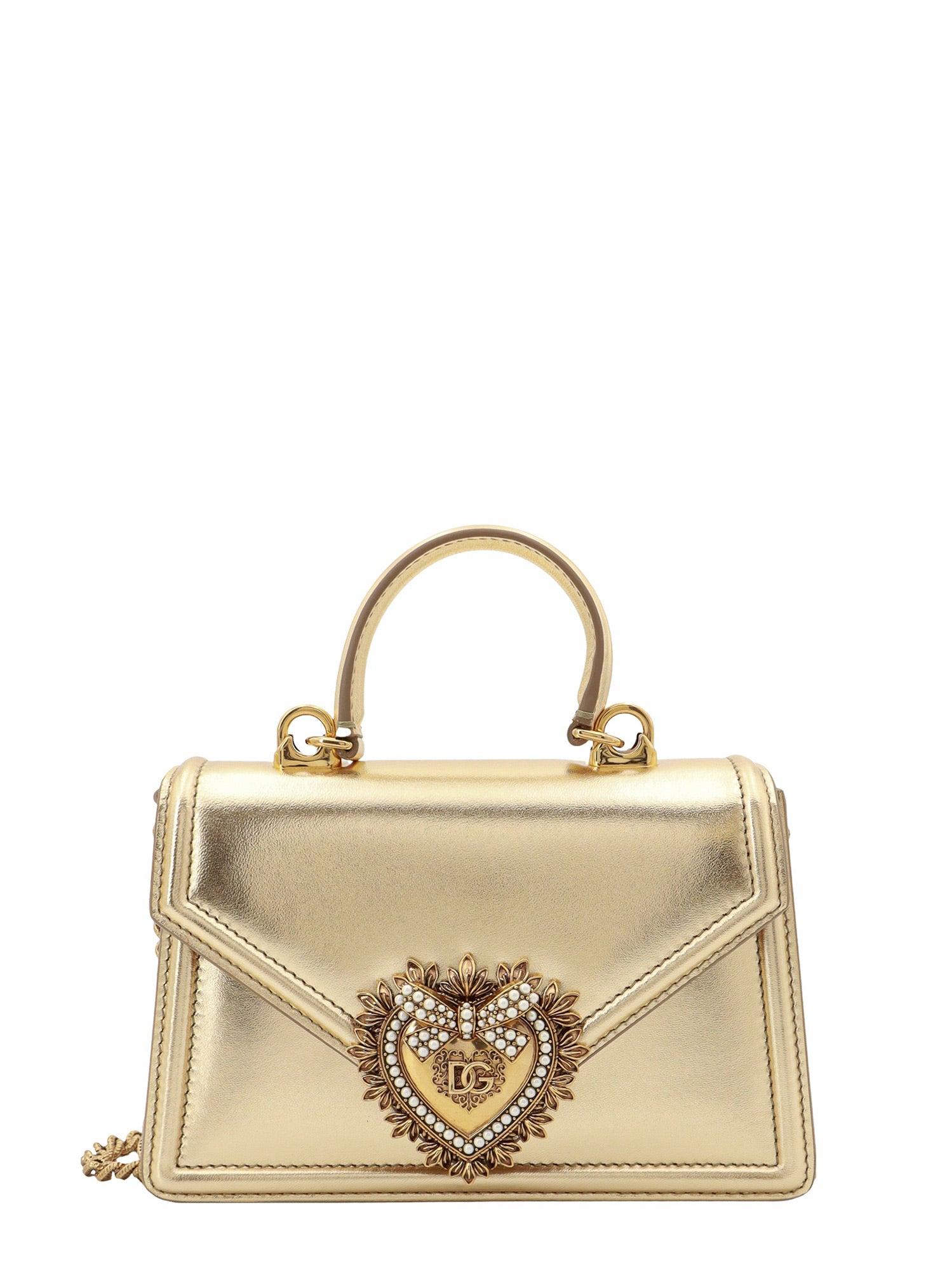 Dolce and discount gabbana gold handbags