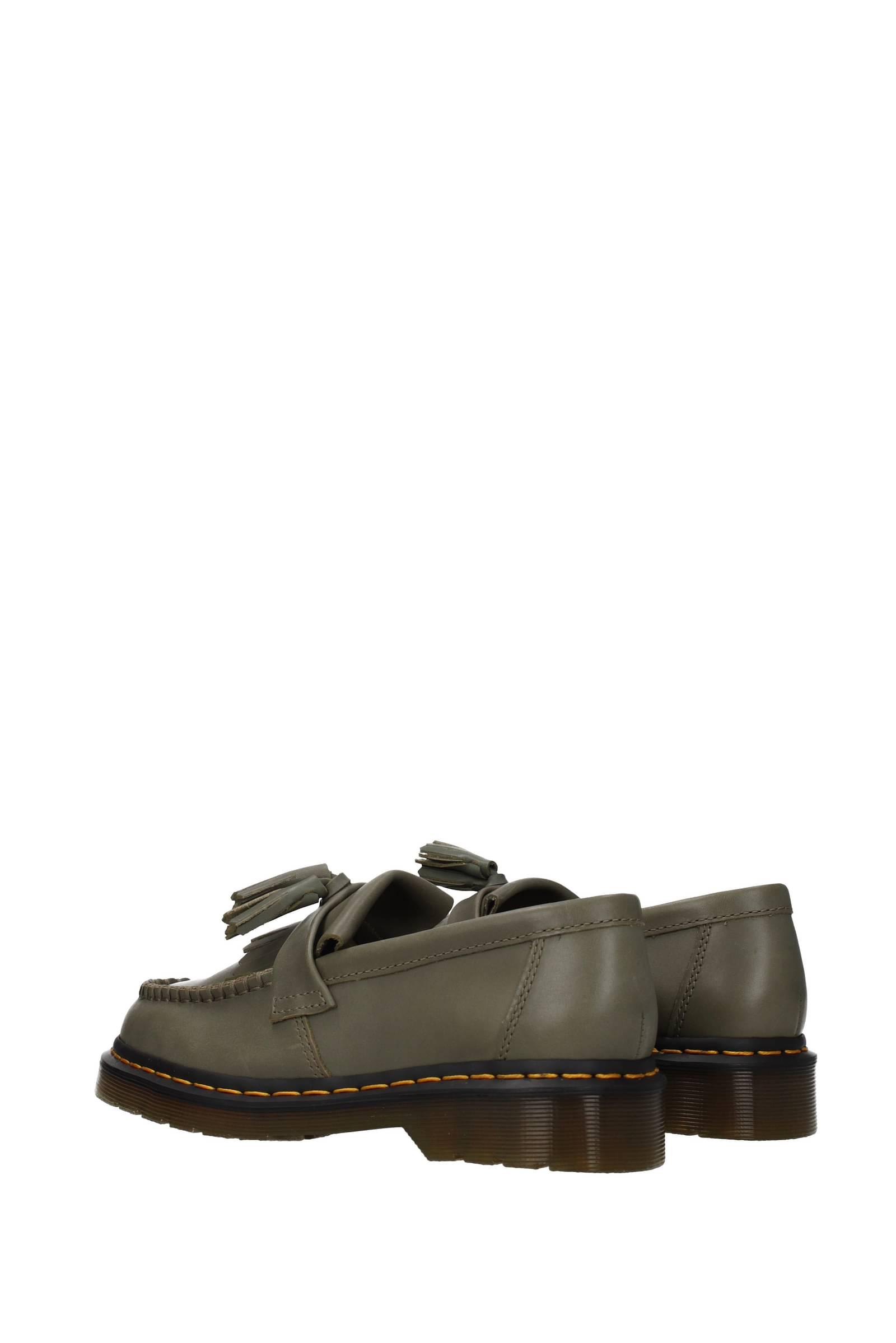 Dr. Martens Loafers Adrian Leather Olive in Green for Men | Lyst