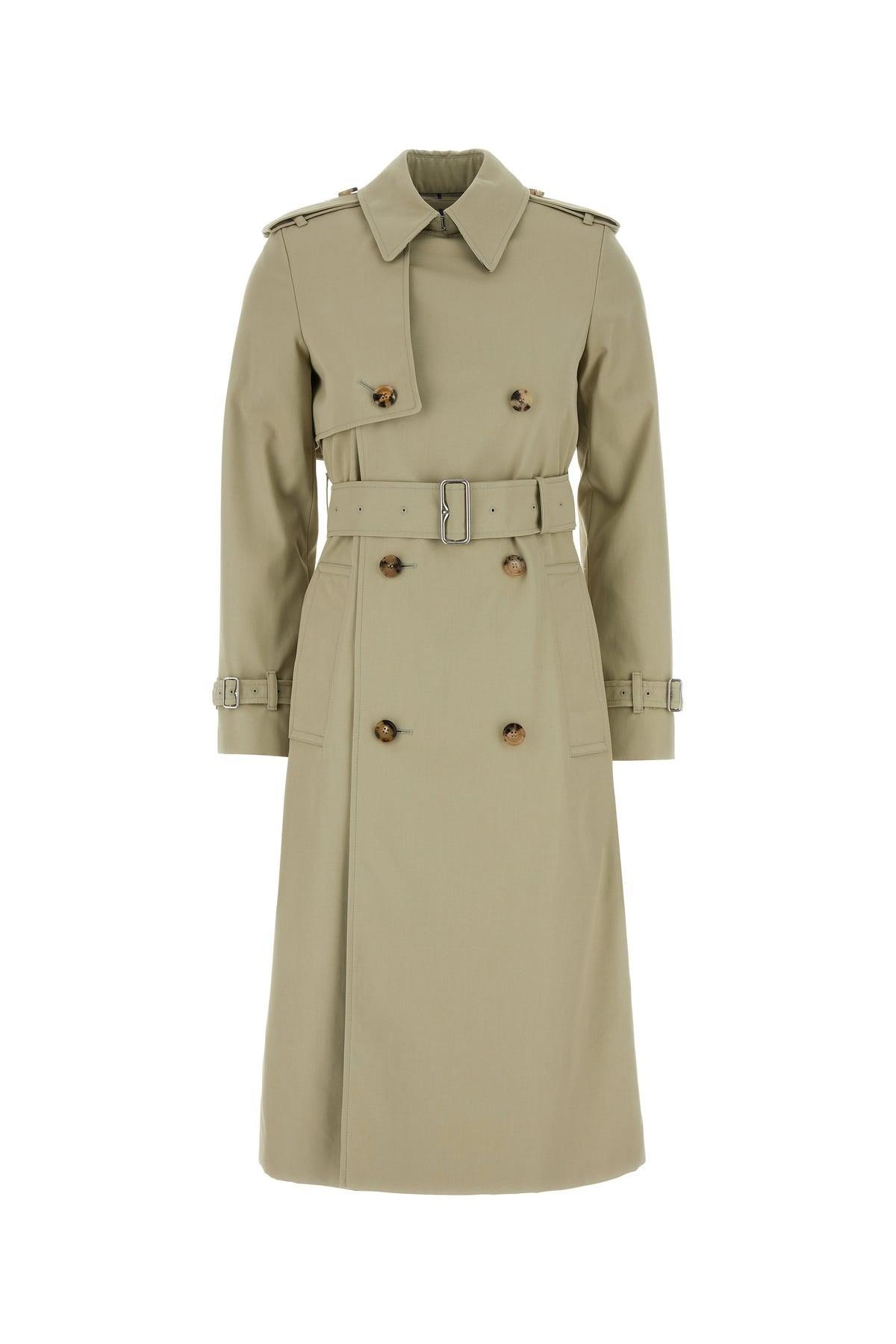 【関税&送料込】Burberry Sage Green Polyester Blend Trench C Burberry Sage Green Polyester Blend Trench Coat – LOZURI®