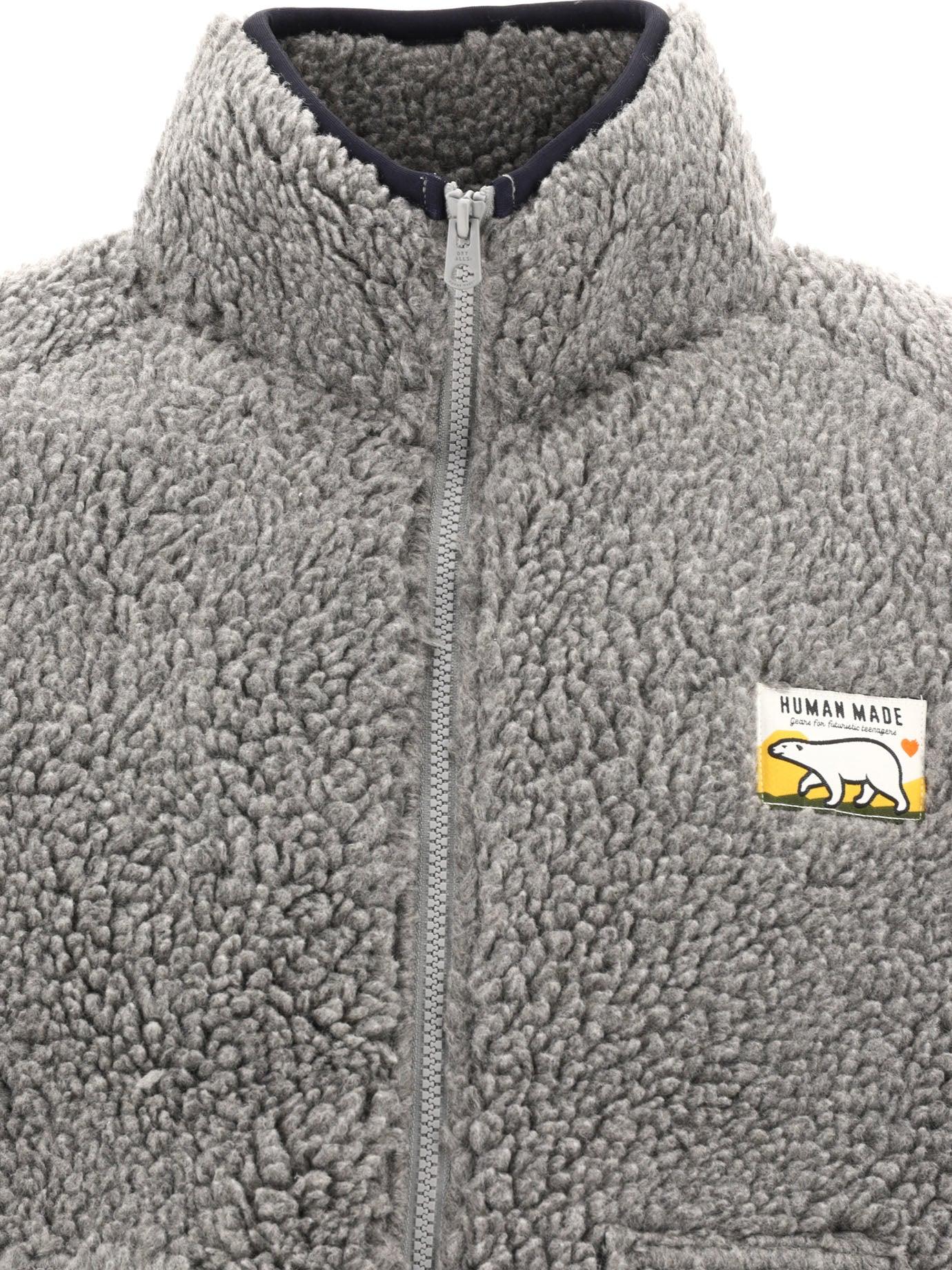 HUMAN MADE ANIMAL FLEECE JACKET GRAY セット