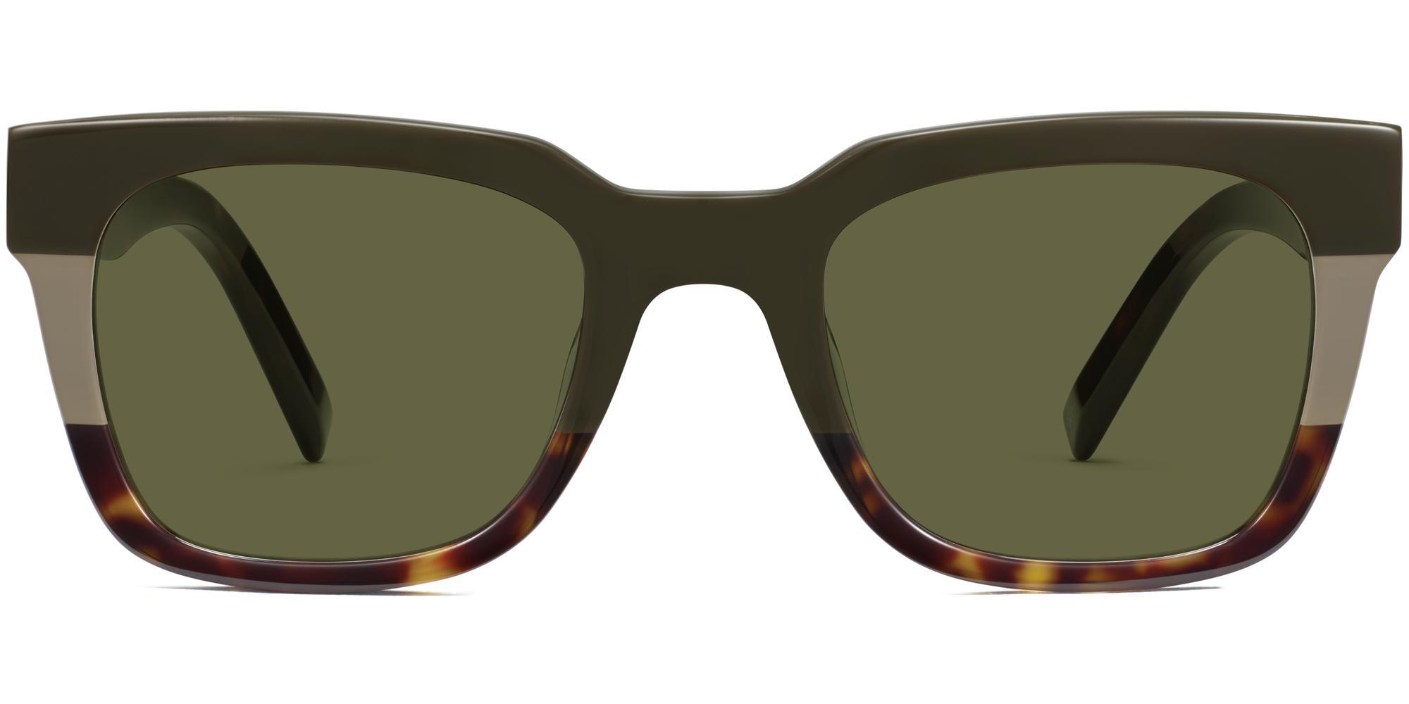 Warby Parker Micah Wide Sunglasses in Green | Lyst