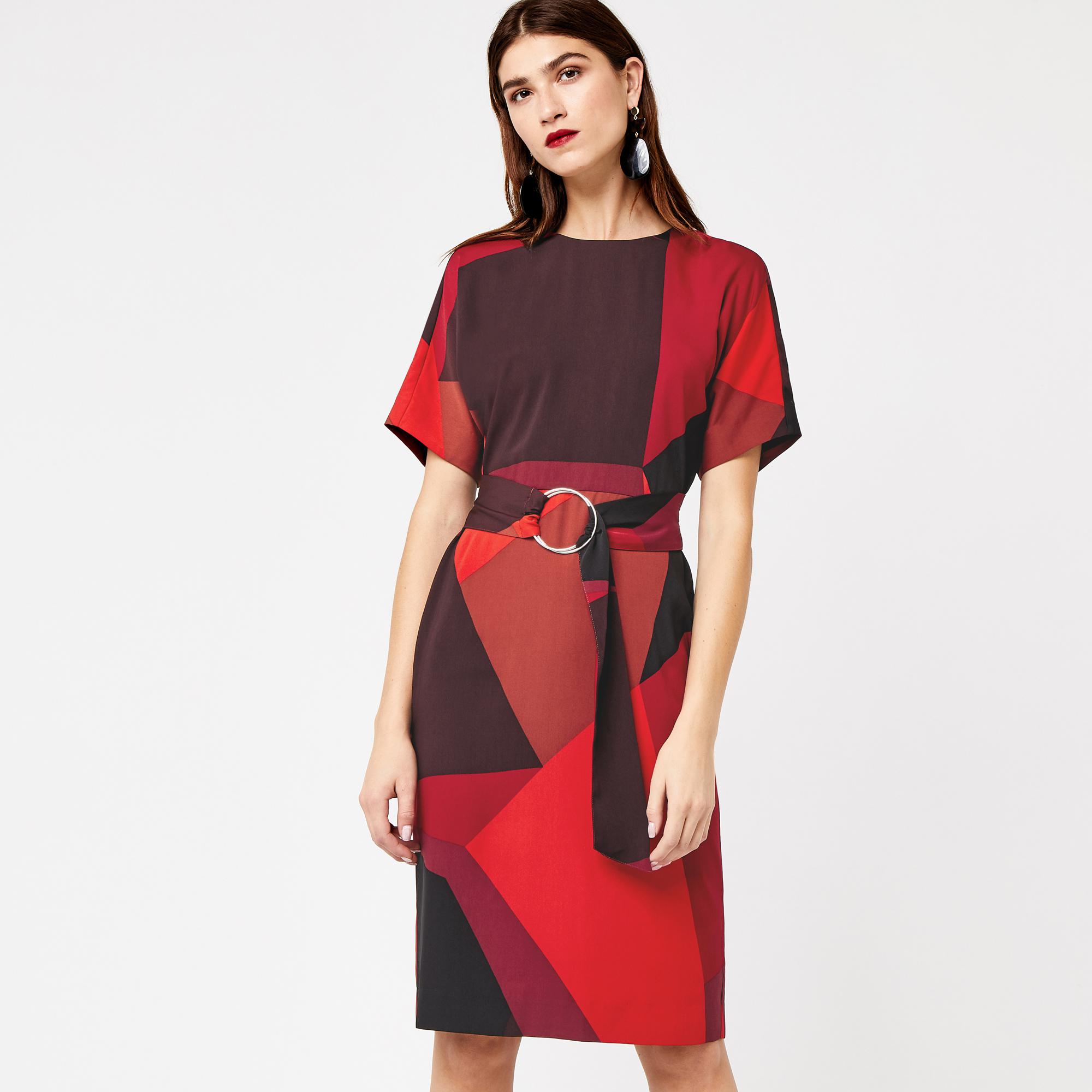 warehouse wiggle dress
