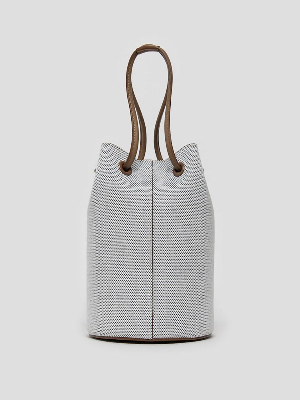 Hermes Canvas Bucket Bag