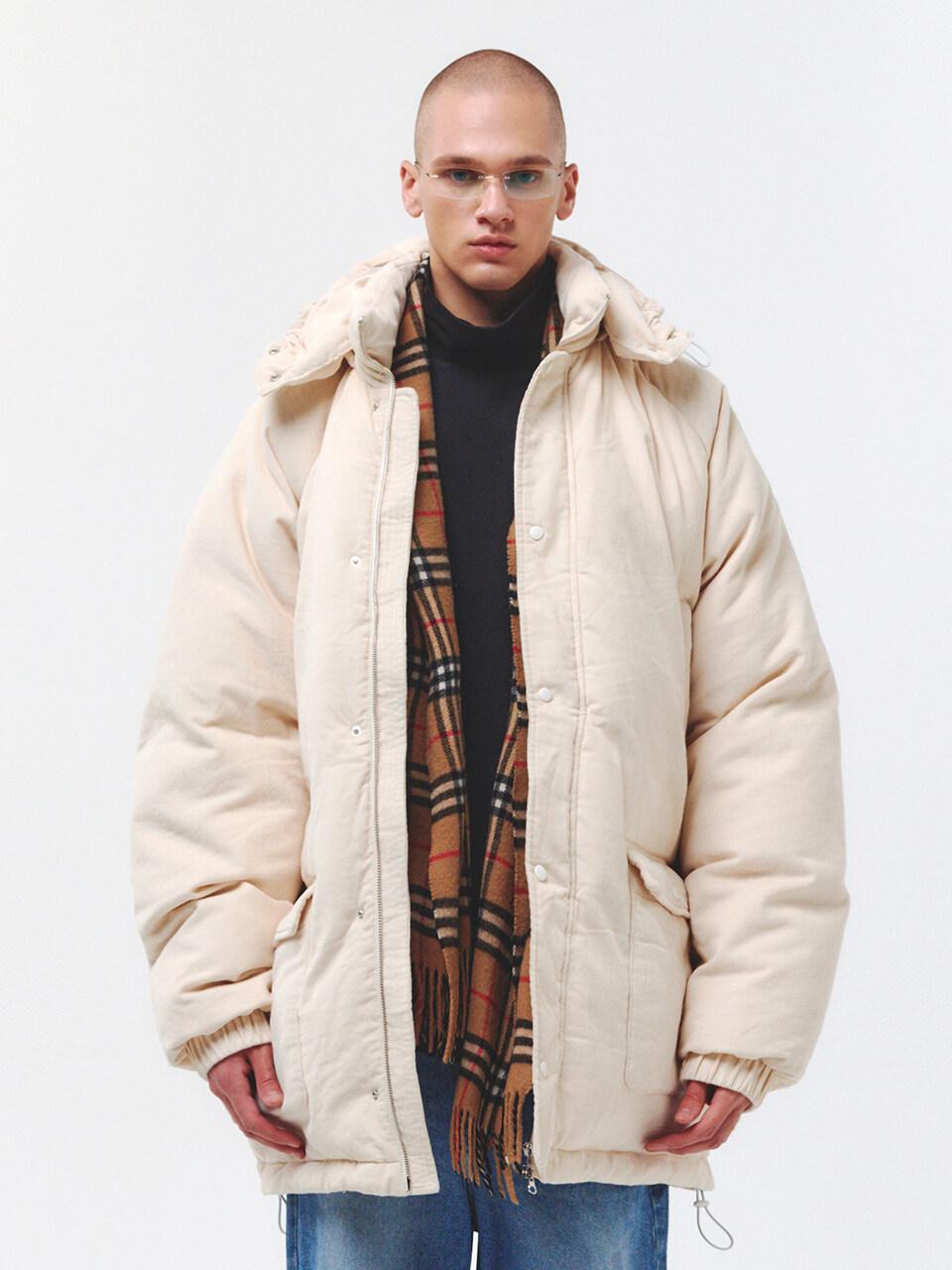 MAINBOOTH Corduroy Snow Parka in Natural for Men | Lyst Canada