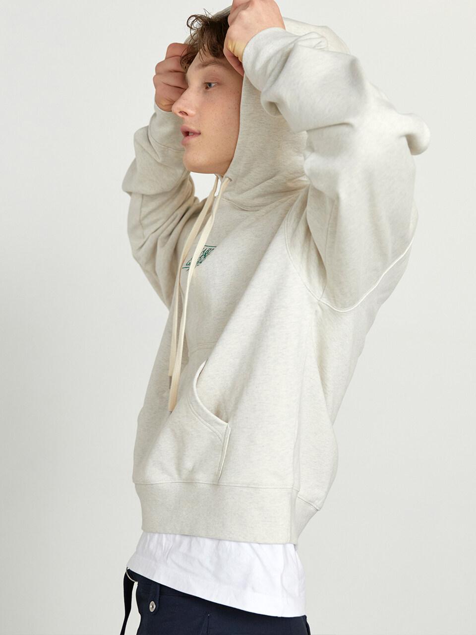 Marithé et François Girbaud New Classic Logo Hoodie in White | Lyst