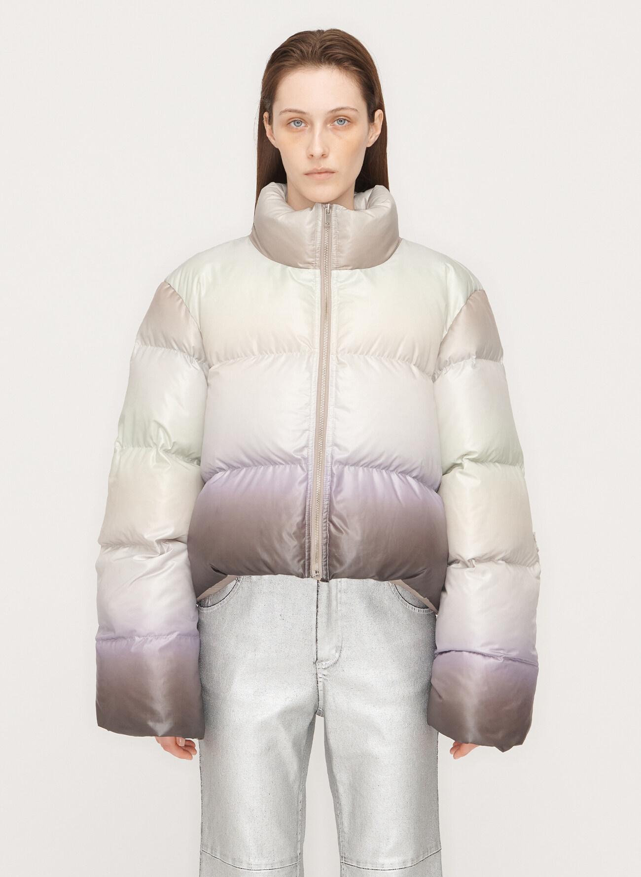 TheOpen Product Reversible Ombre Down Puffer Jacket in Grey | Lyst UK