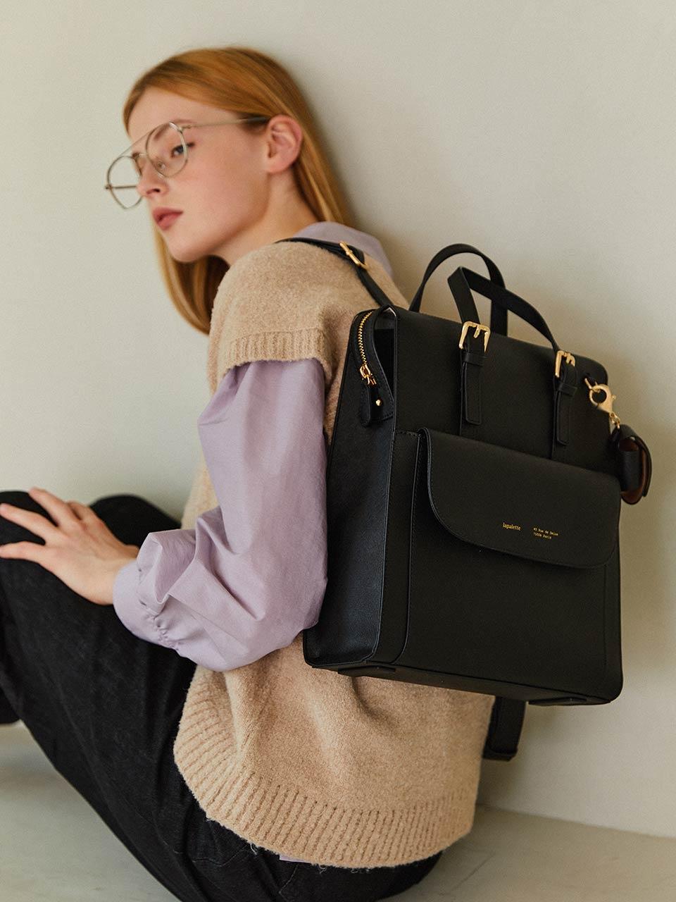 Lapalette Leather Picardie Backpack in 