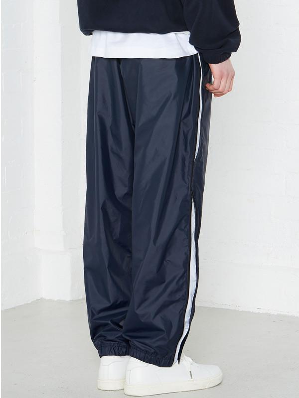 side zip warm up pants
