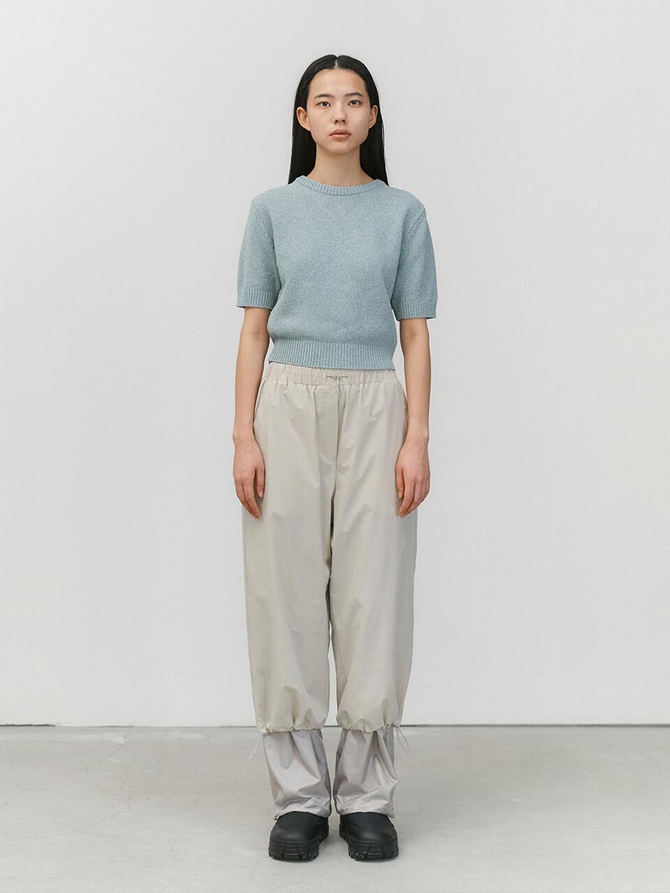 Amomento Drawstring Layered Pants in White | Lyst