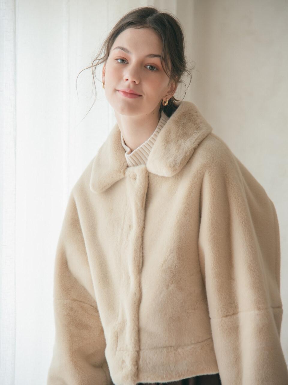 fur half coat
