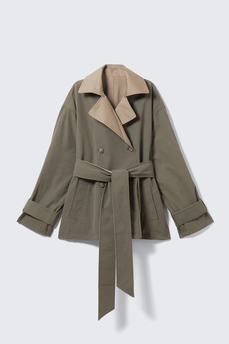 Oversized Coat Monki Classic Double Breasted Coat Monki Coats For