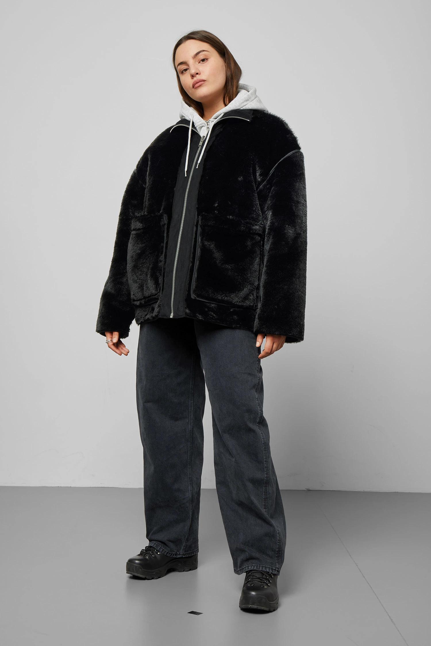 black reversible jacket