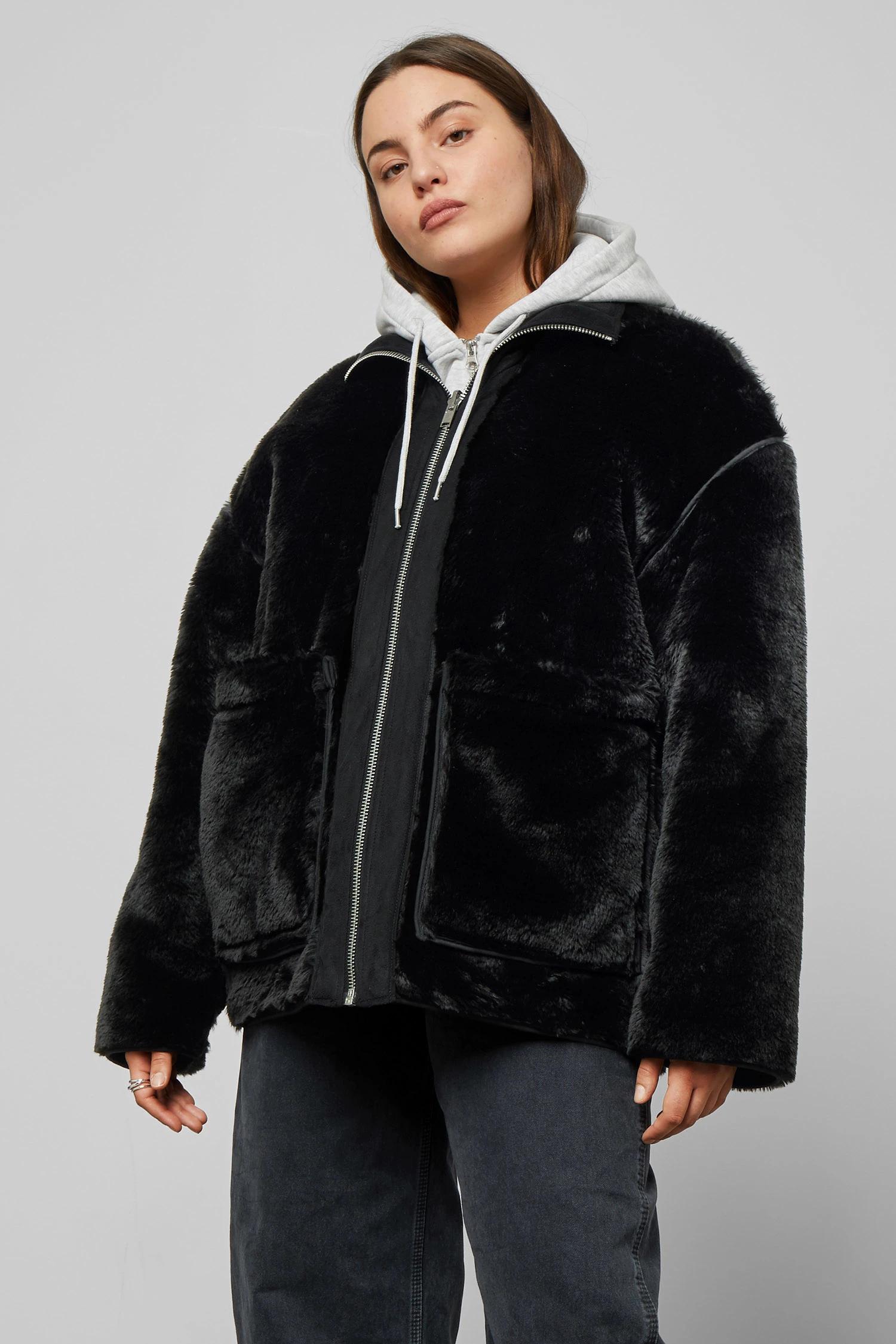 black reversible jacket