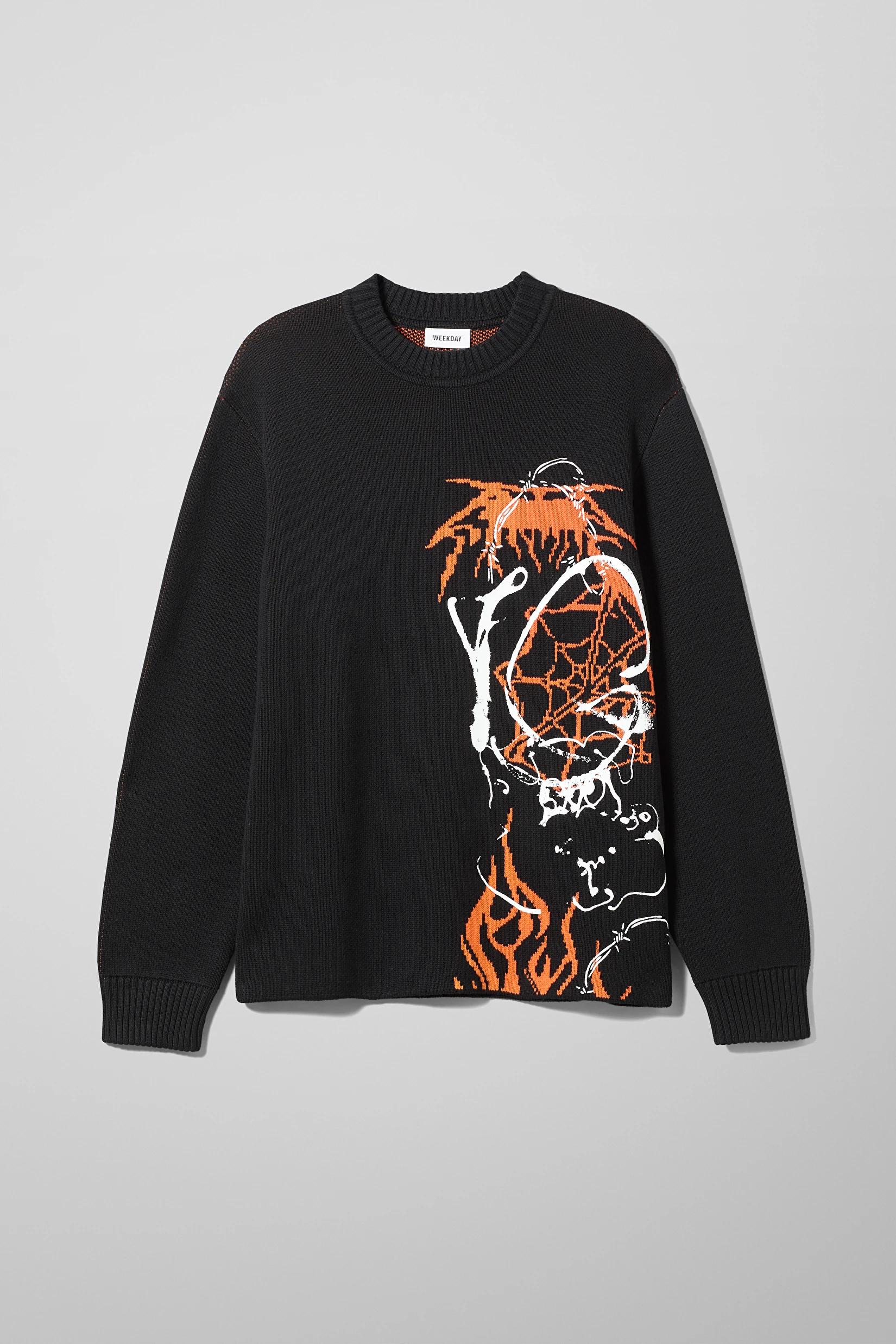 weekday flame sweater