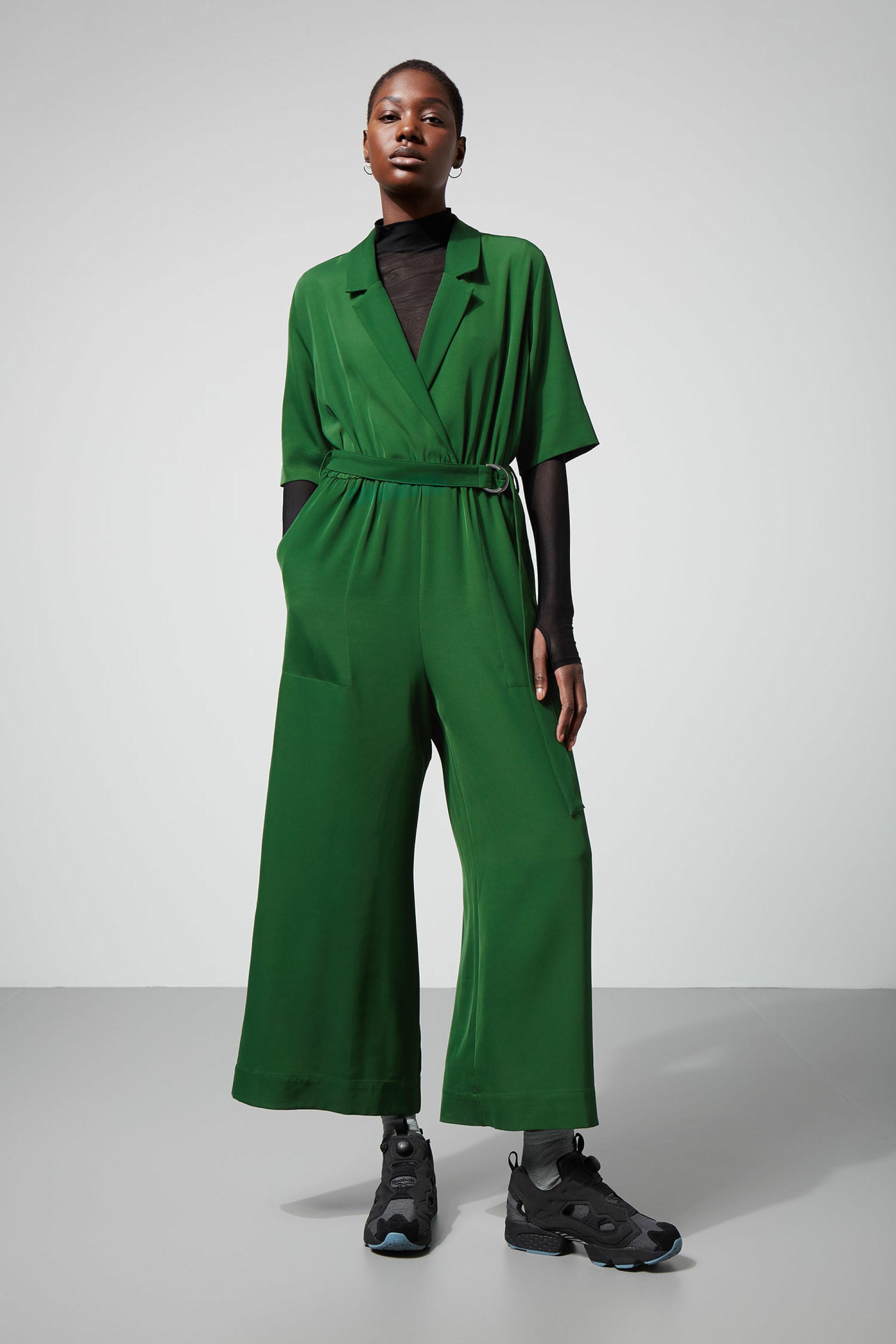 weekday jimi short sleeve jumpsuit