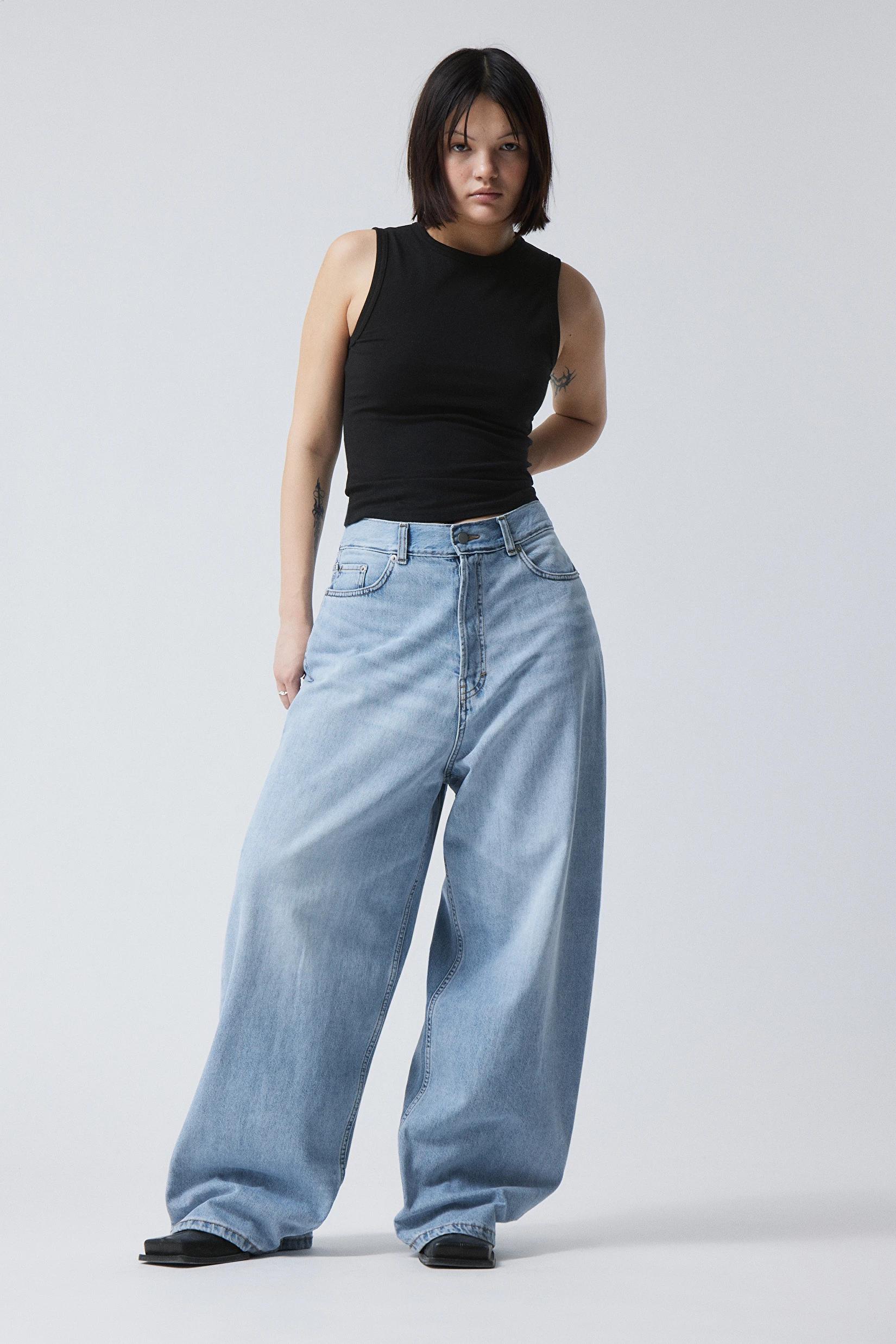 Weekday Astro Loose Baggy Jeans in Blue | Lyst UK