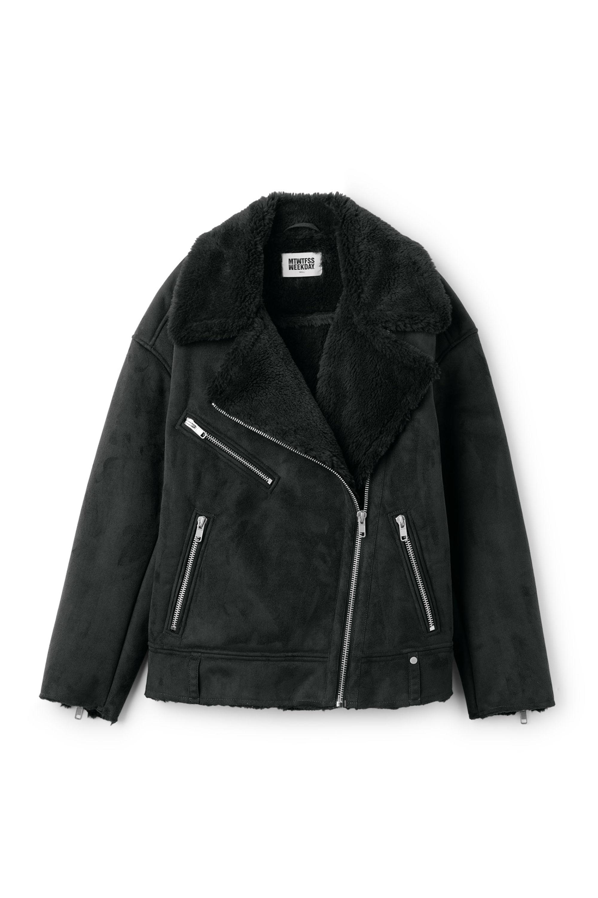 weekday shearling jacket