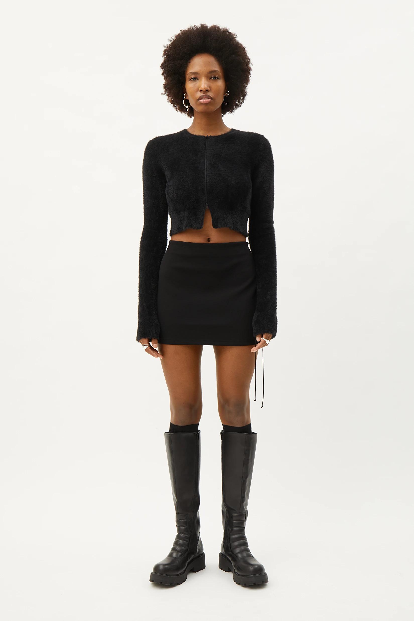 Weekday Esmeralda Mini Skirt in Black | Lyst UK