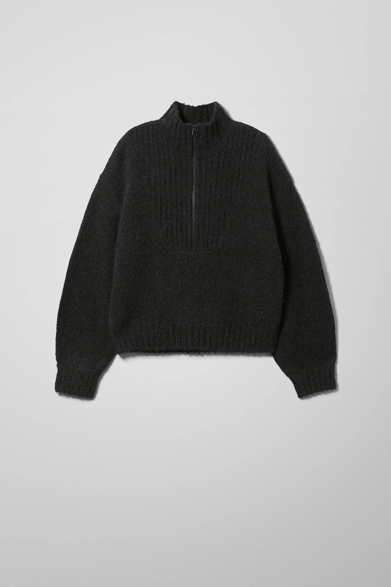 selina zip sweater weekday