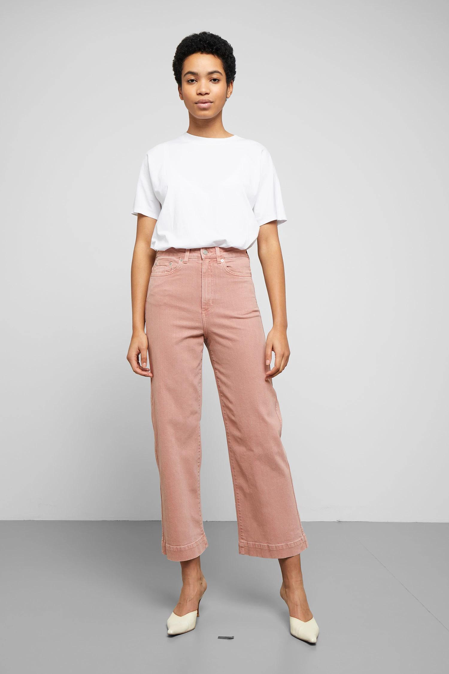 weekday pink jeans
