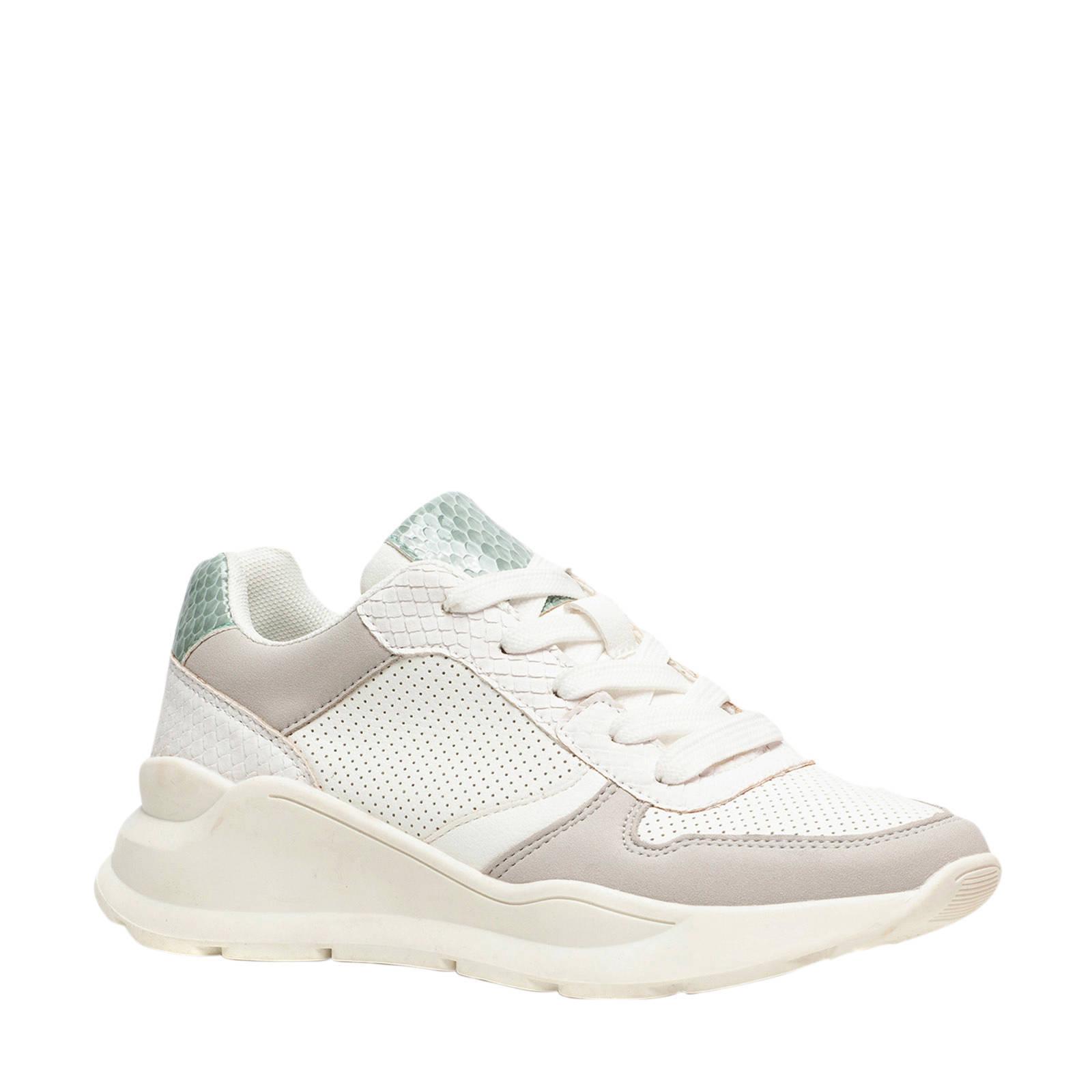 Scapino Groot leren chunky sneakers roze/wit - Schoenen.nl