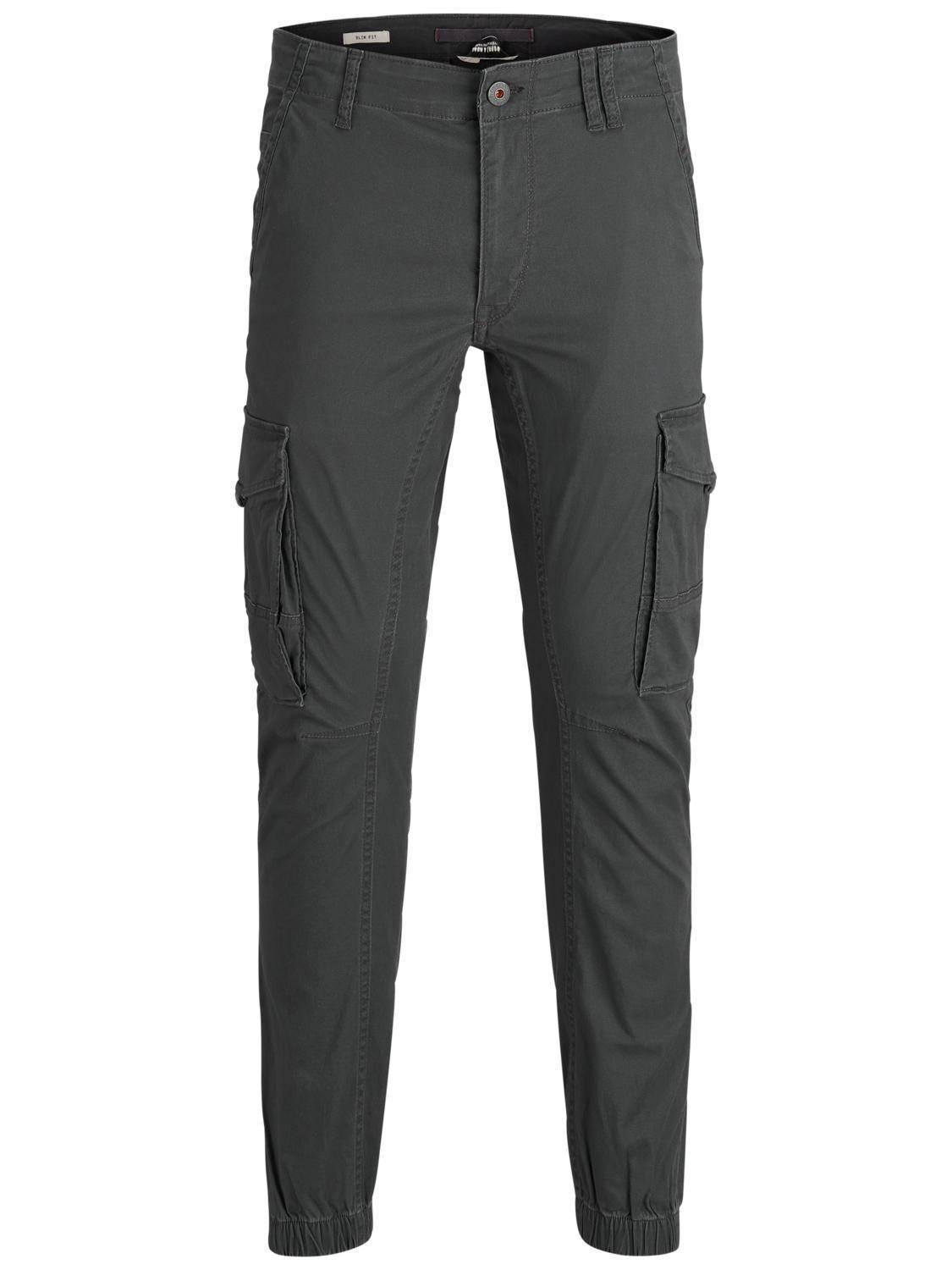 Jack \u0026 Jones Denim Paul Flake Akm 542 Cargo Broek in het Grijs voor heren -  Lyst
