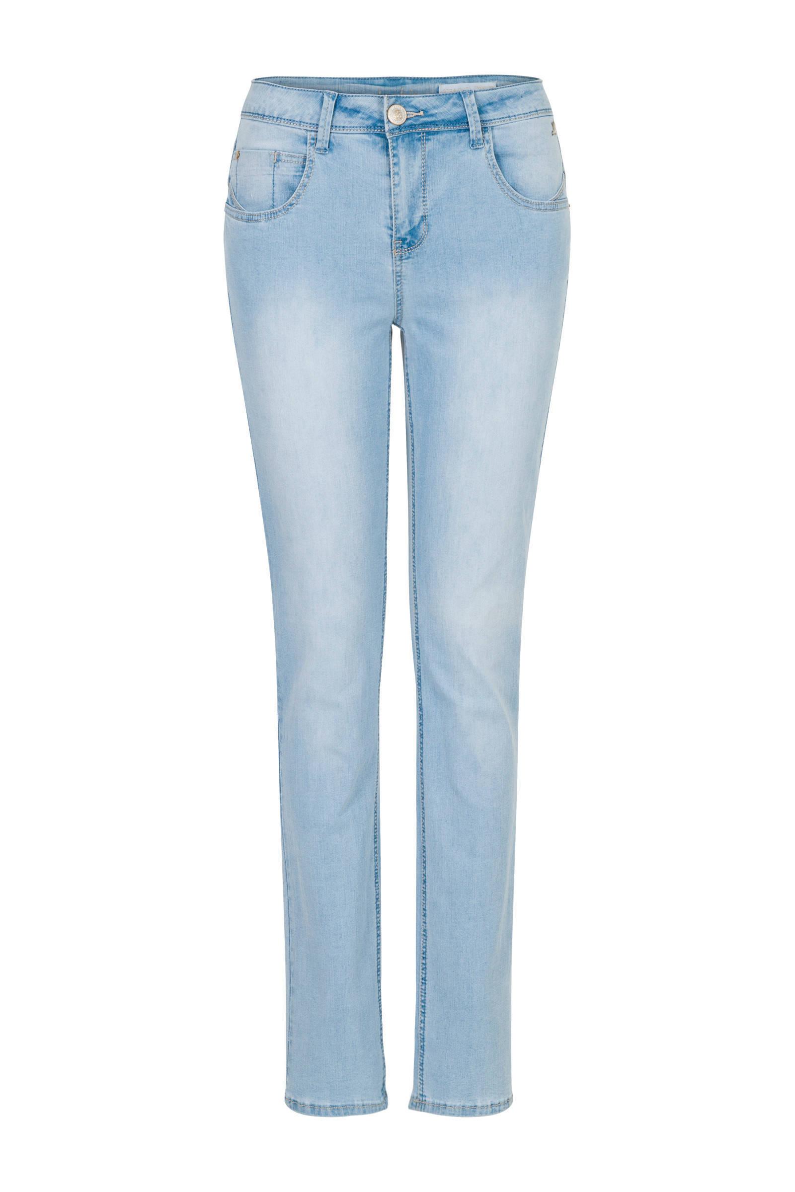 Miss Etam Denim Straight Fit Jeans Jackie 30 Inch Licht in het Blauw | Lyst  NL