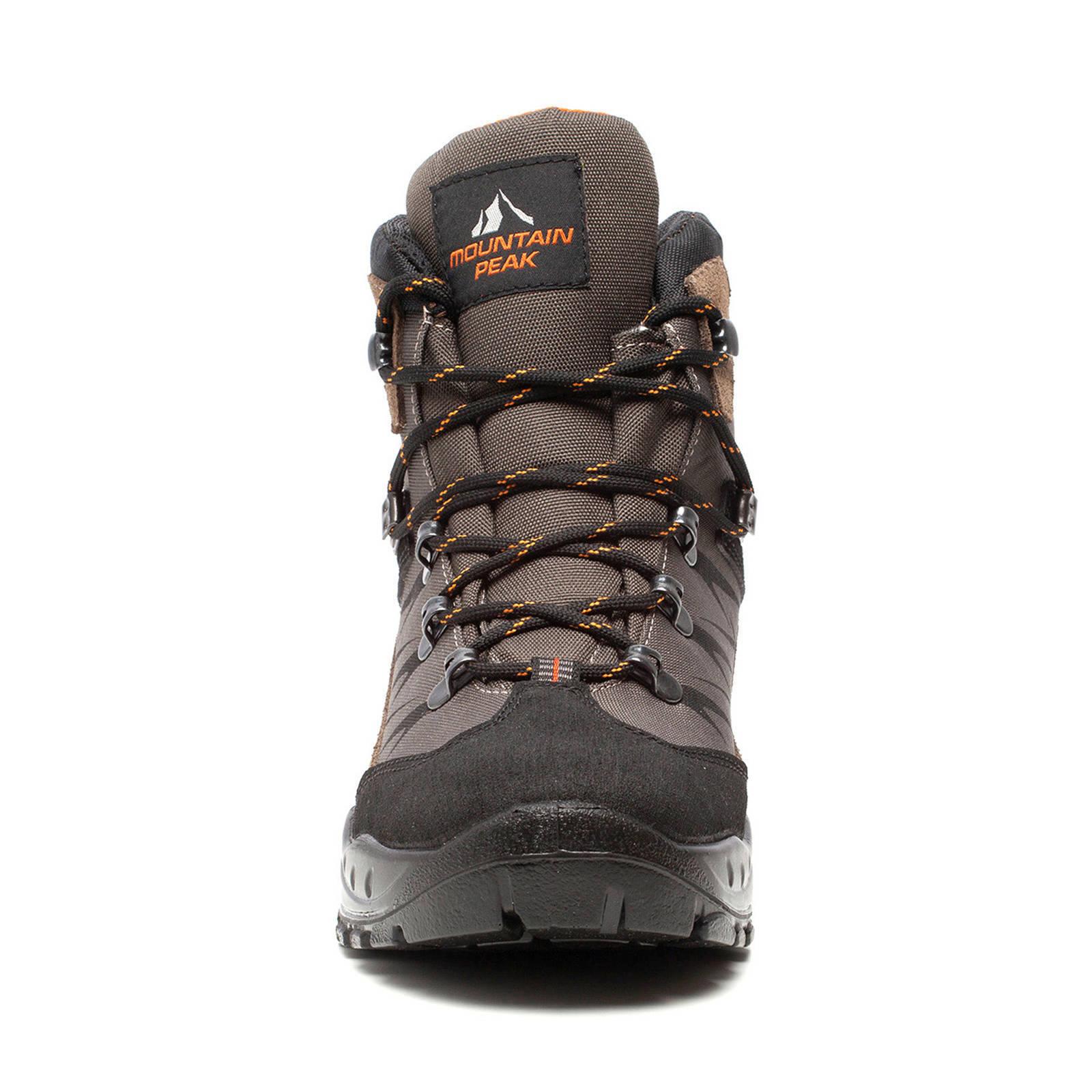 Scapino Mountain Peak wandelschoenen bruin/rood - Schoenen.nl