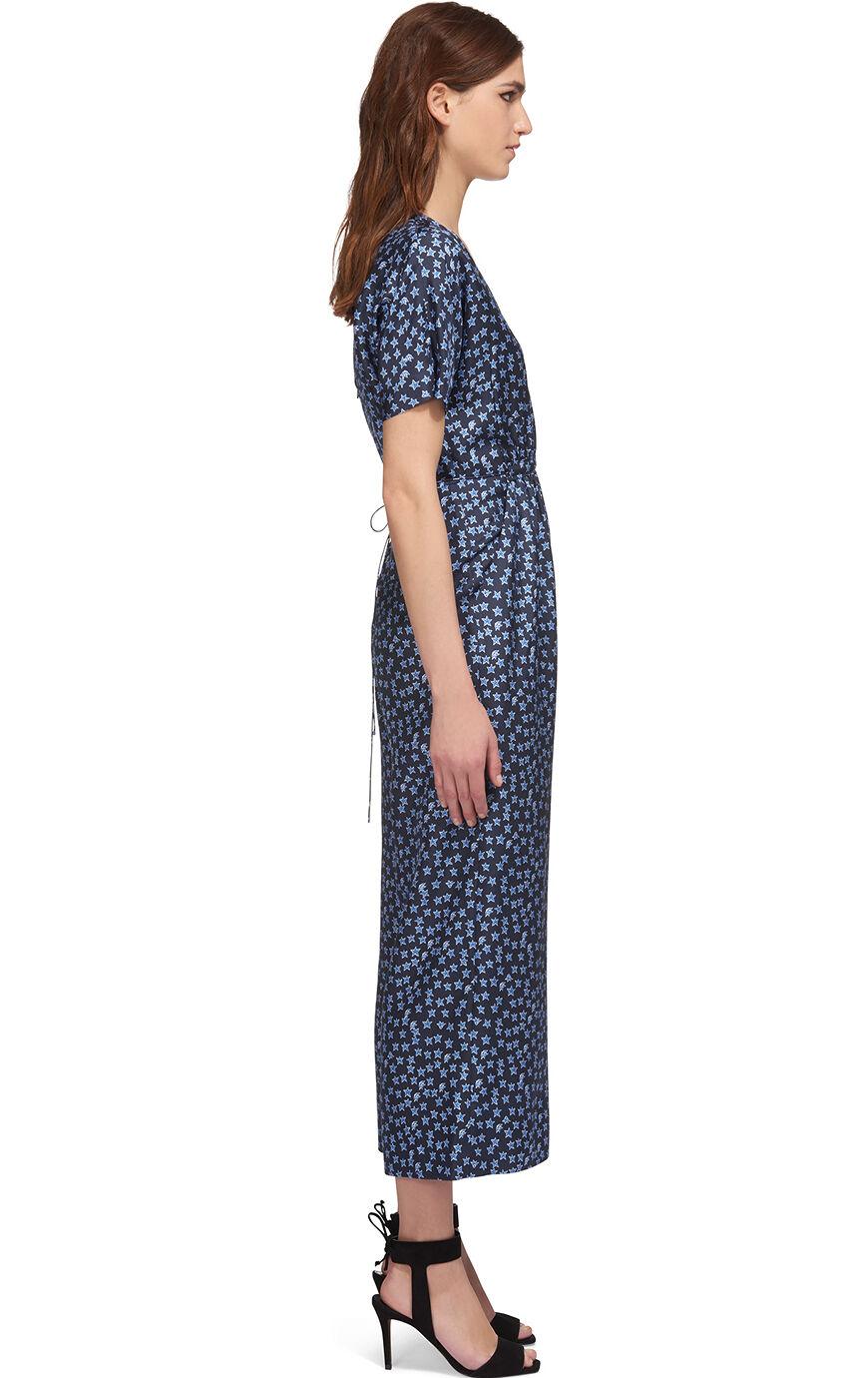 Whistles Star Print Buena Silk Jumpsuit 