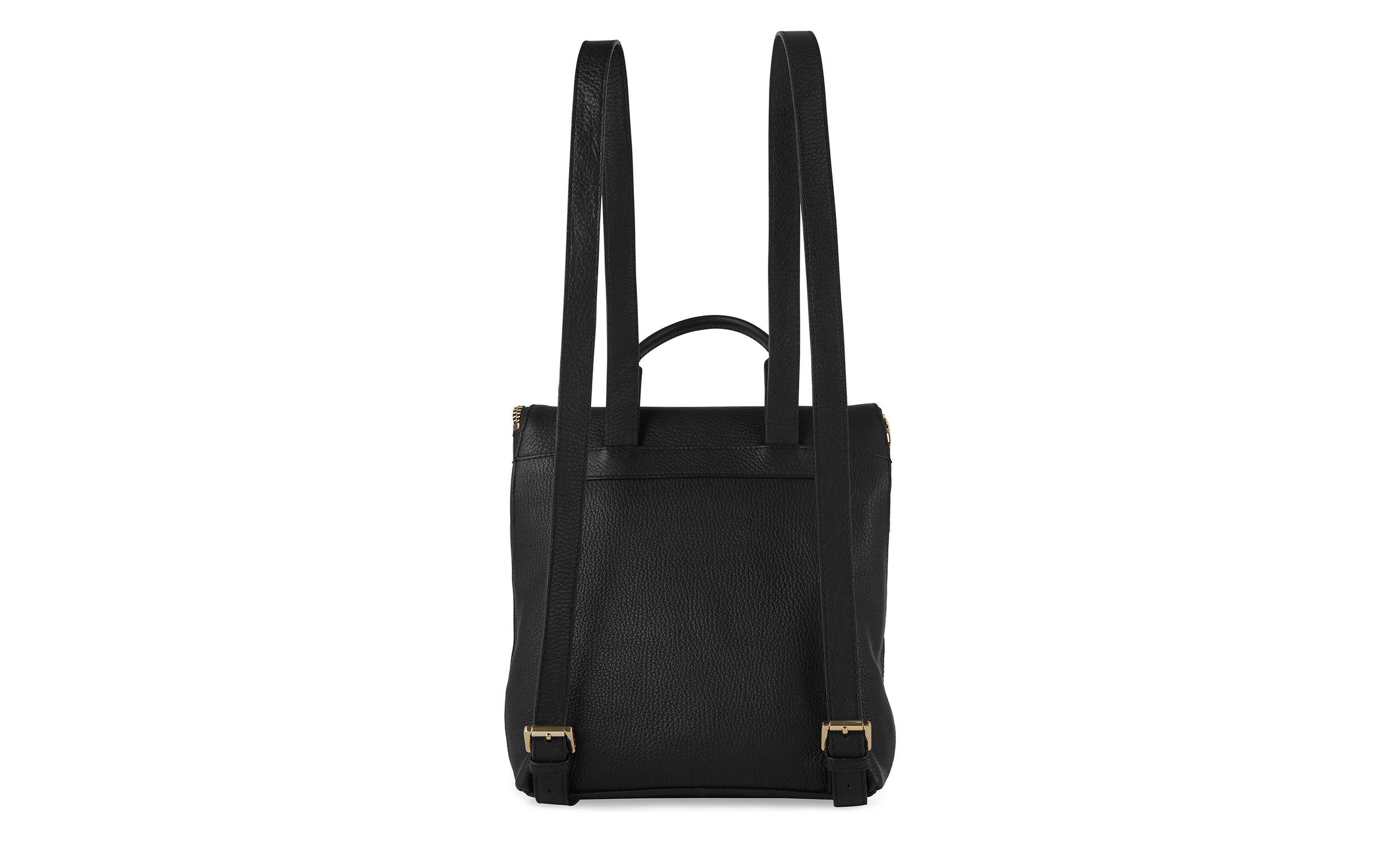 Whistles Mini Verity Leather Backpack Black IUCN Water