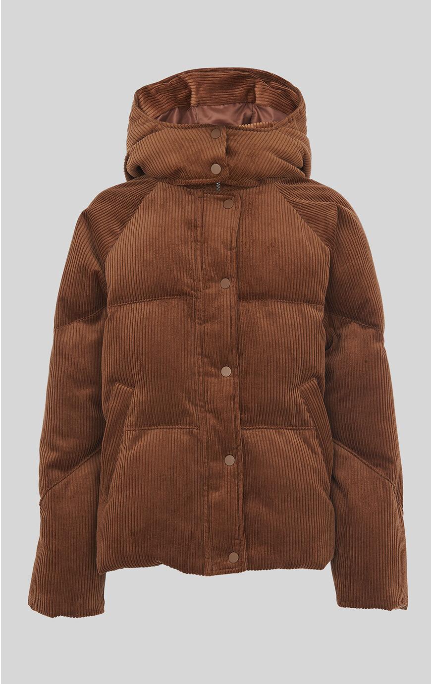 whistles hooded long puffer jacket