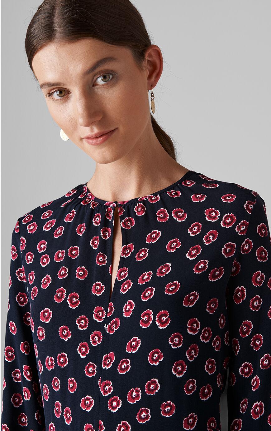 whistles lenno print jumpsuit