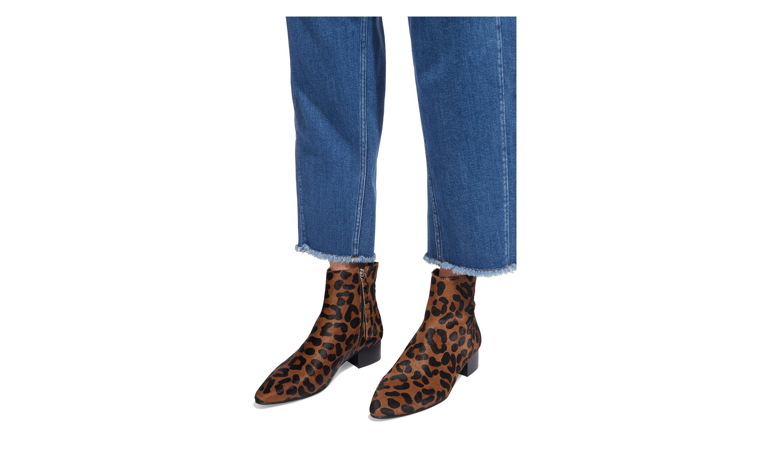 whistles leopard print boots