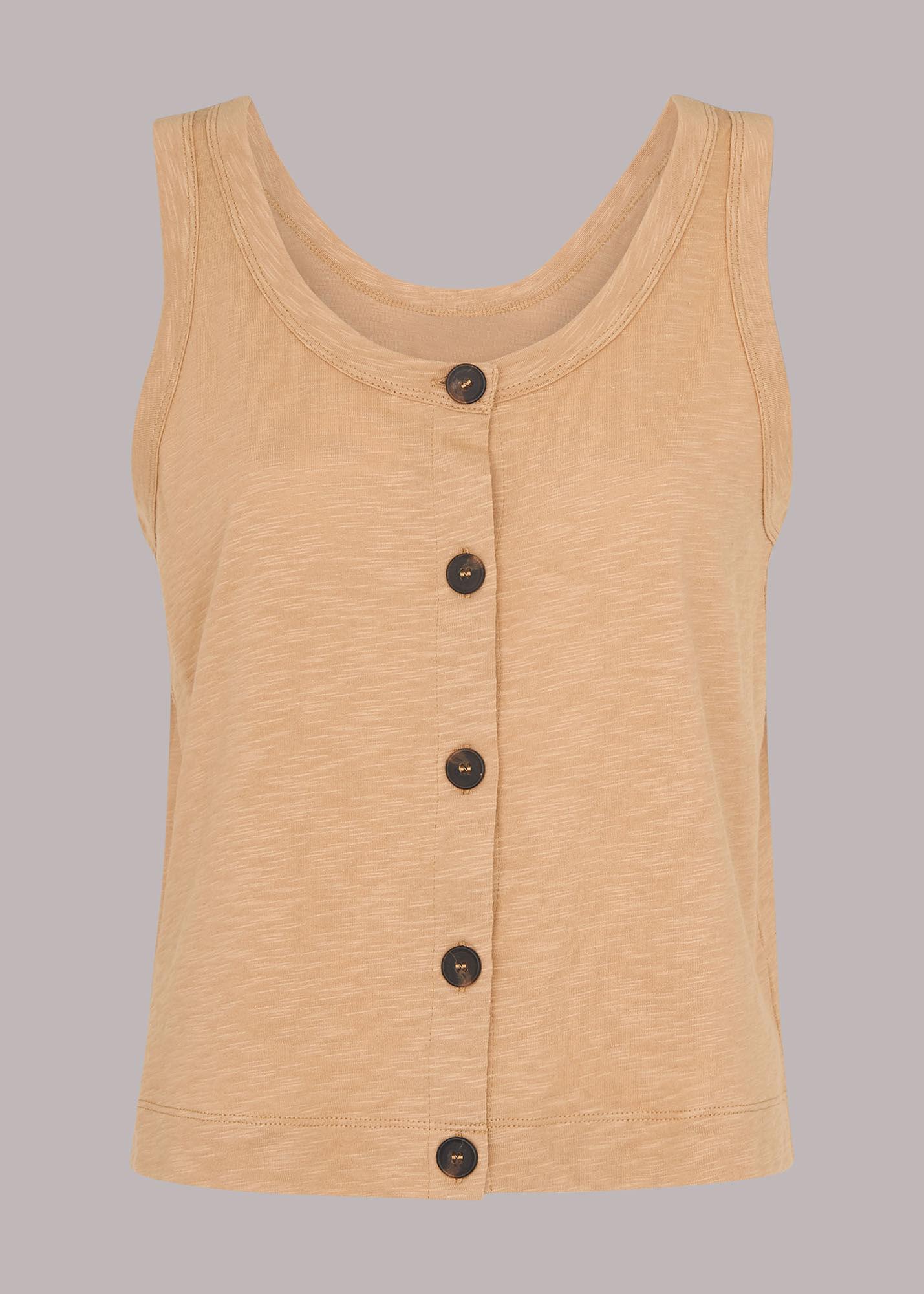 Whistles Cotton Reversible Button Up 